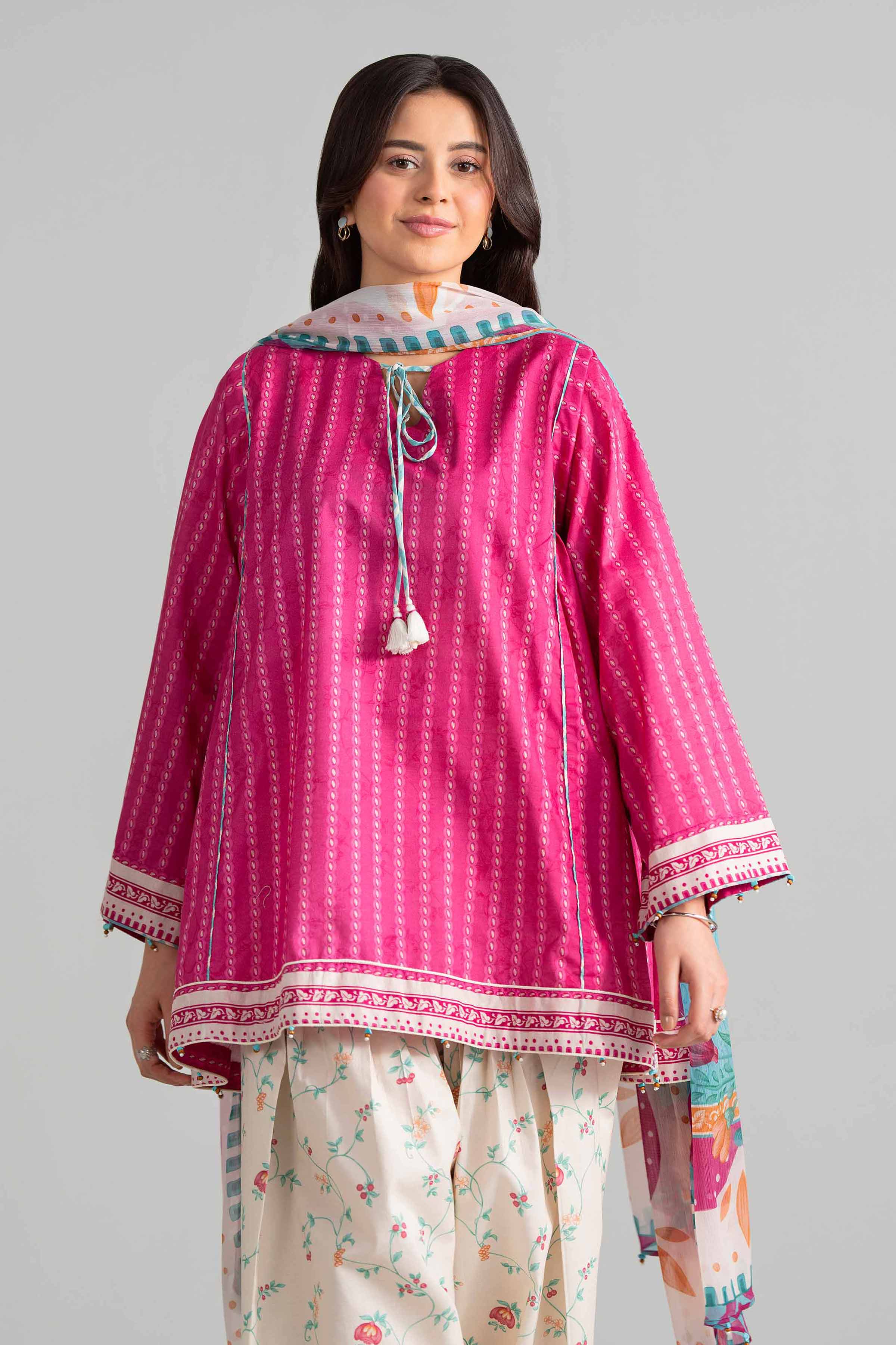 3 Piece - Digital Printed Suit - 42601897