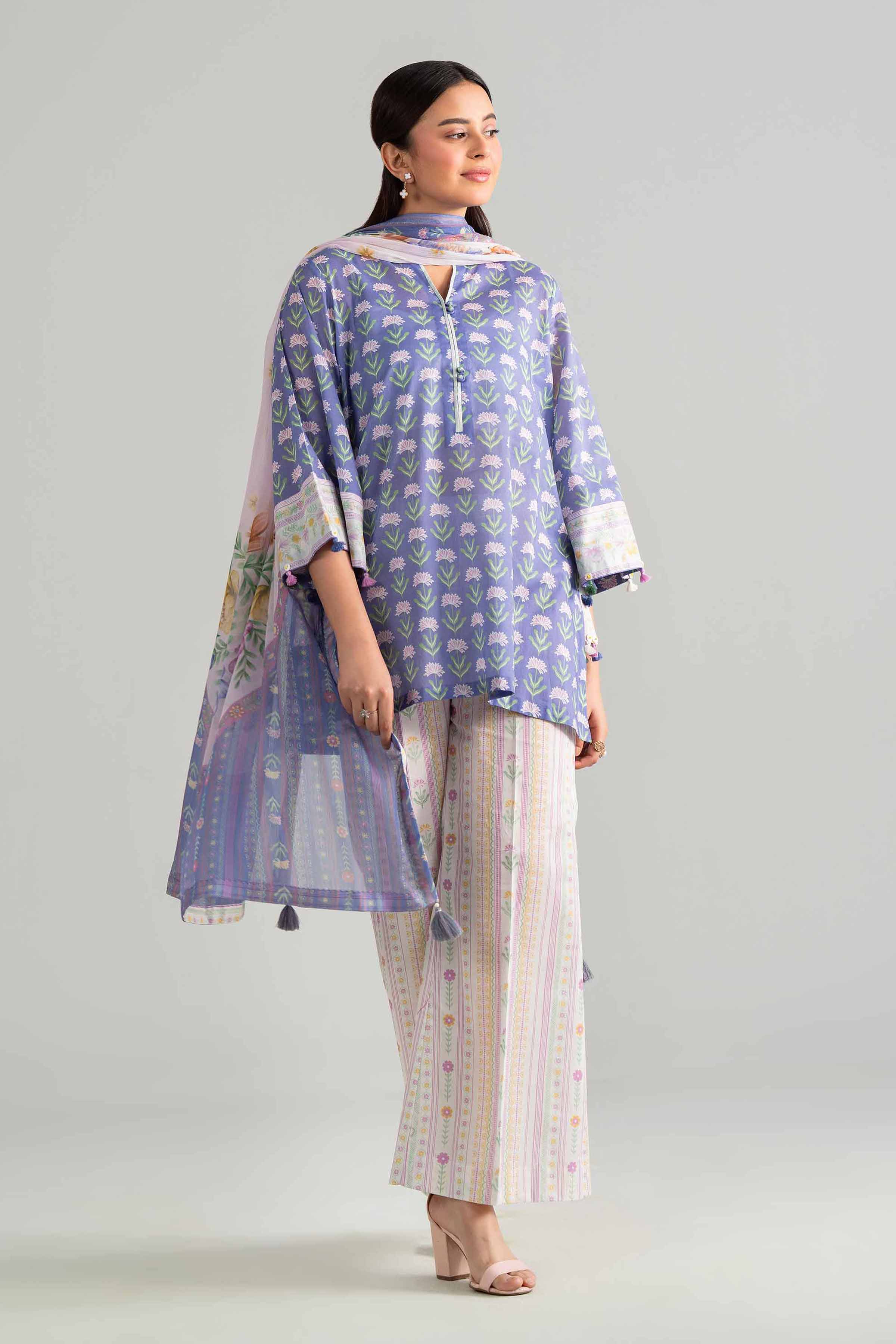 3 Piece - Digital Printed Suit - 42601898 for Women - Unstitched Collection | Nishat | Shop Online