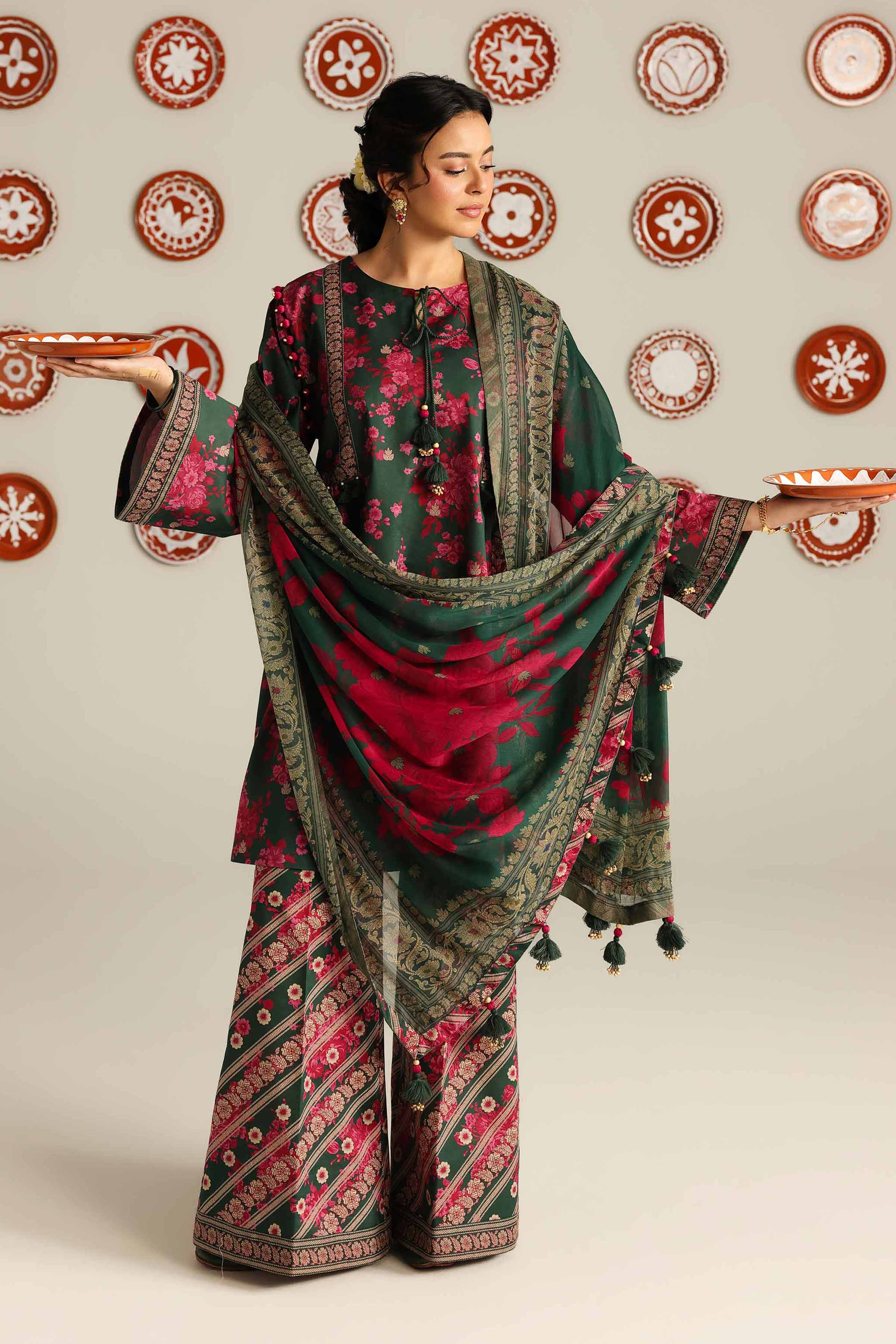 3 Piece - Digital Printed Suit - 42601899