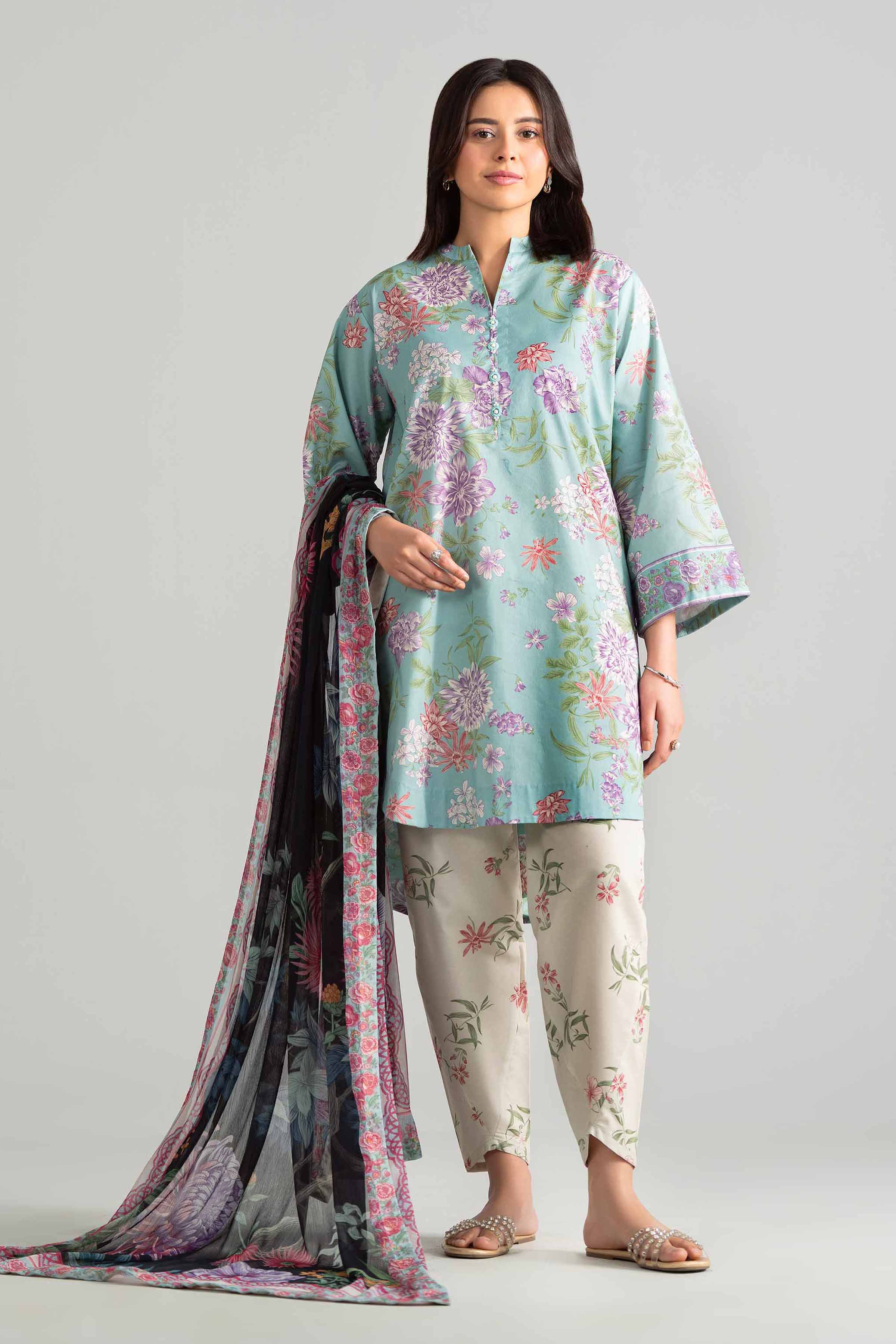 3 Piece - Digital Printed Suit - 42601901