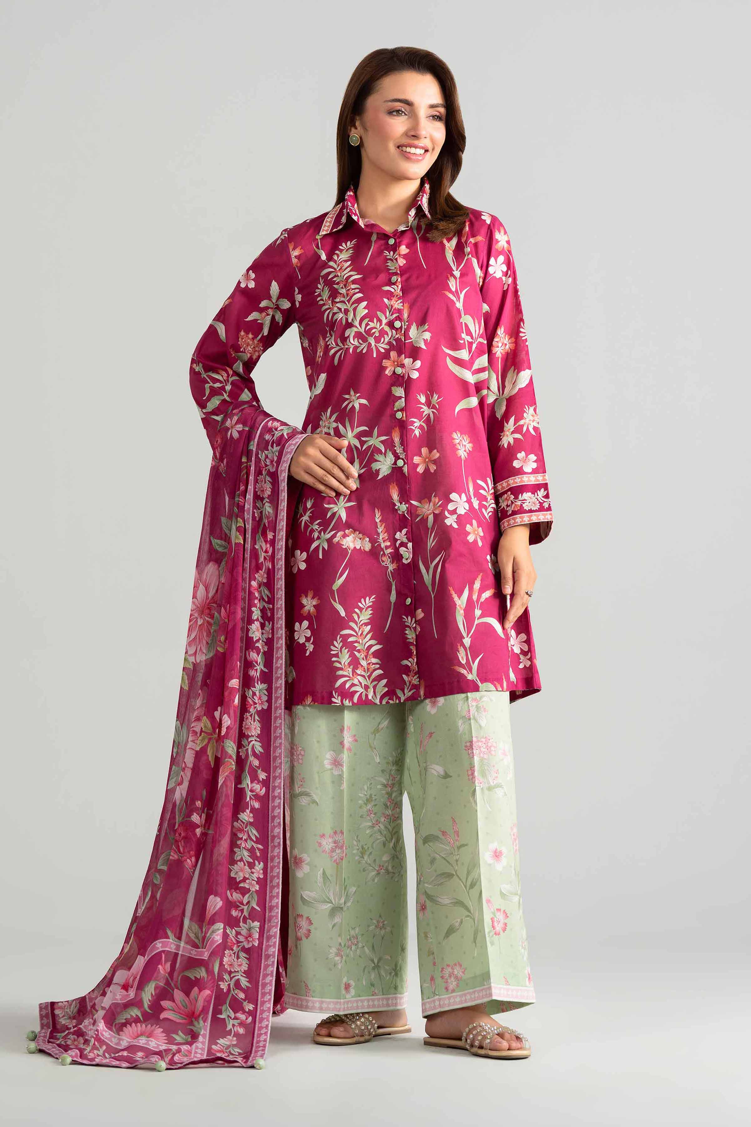 3 Piece - Digital Printed Suit - 42601902