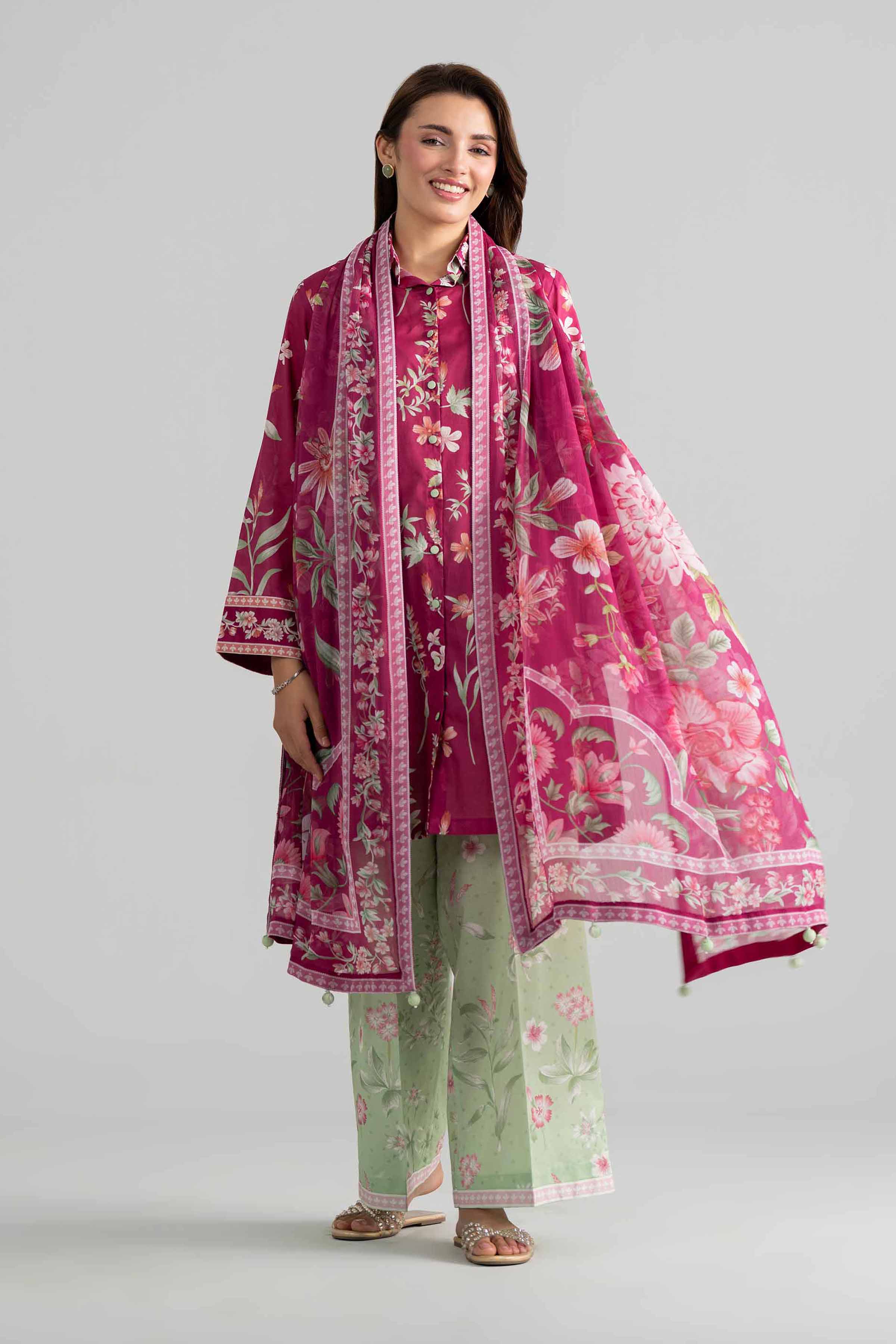 3 Piece - Digital Printed Suit - 42601902