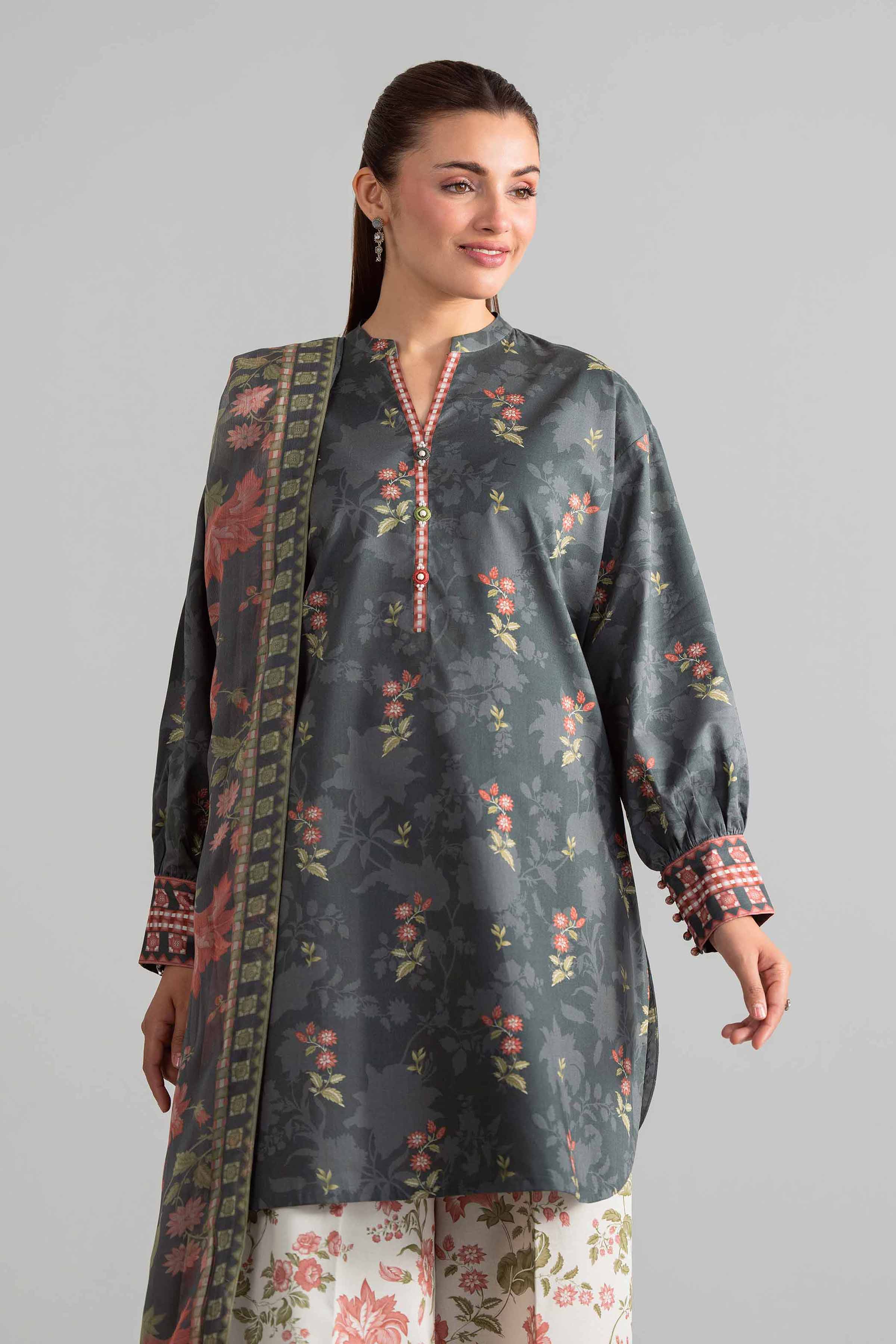 3 Piece - Digital Printed Suit - 42601903