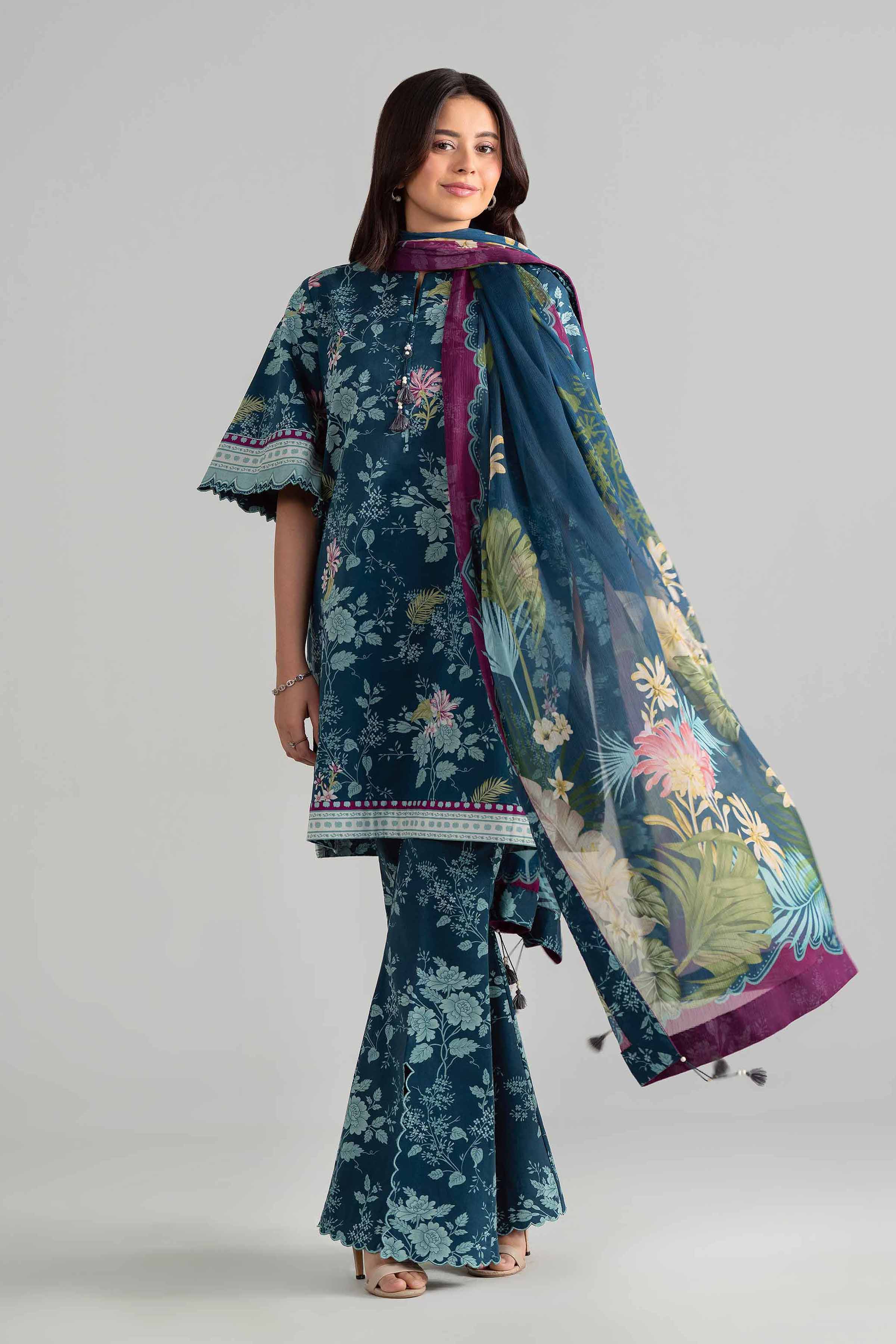 3 Piece - Digital Printed Suit - 42601905