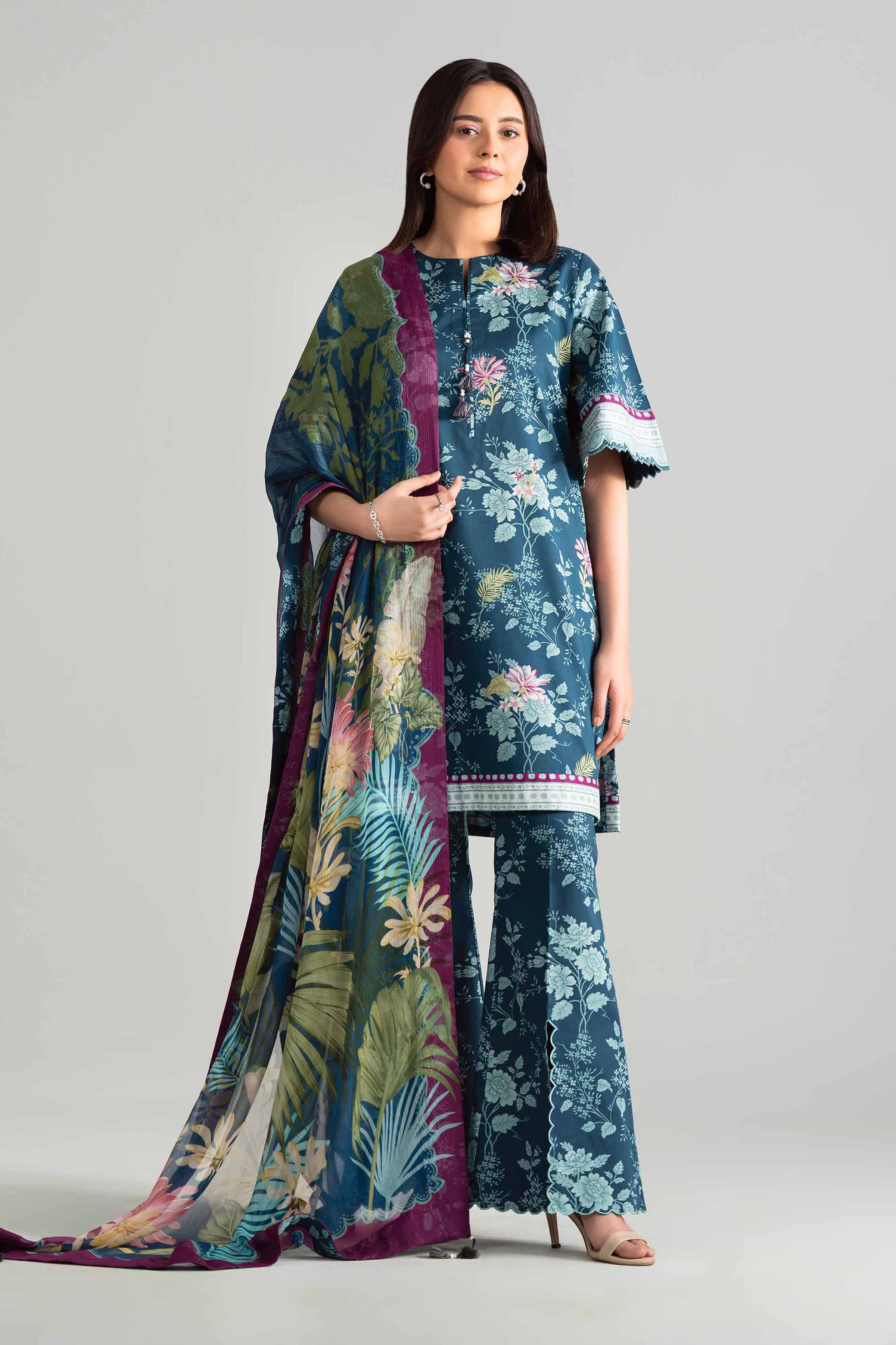 3 Piece - Digital Printed Suit - 42601905