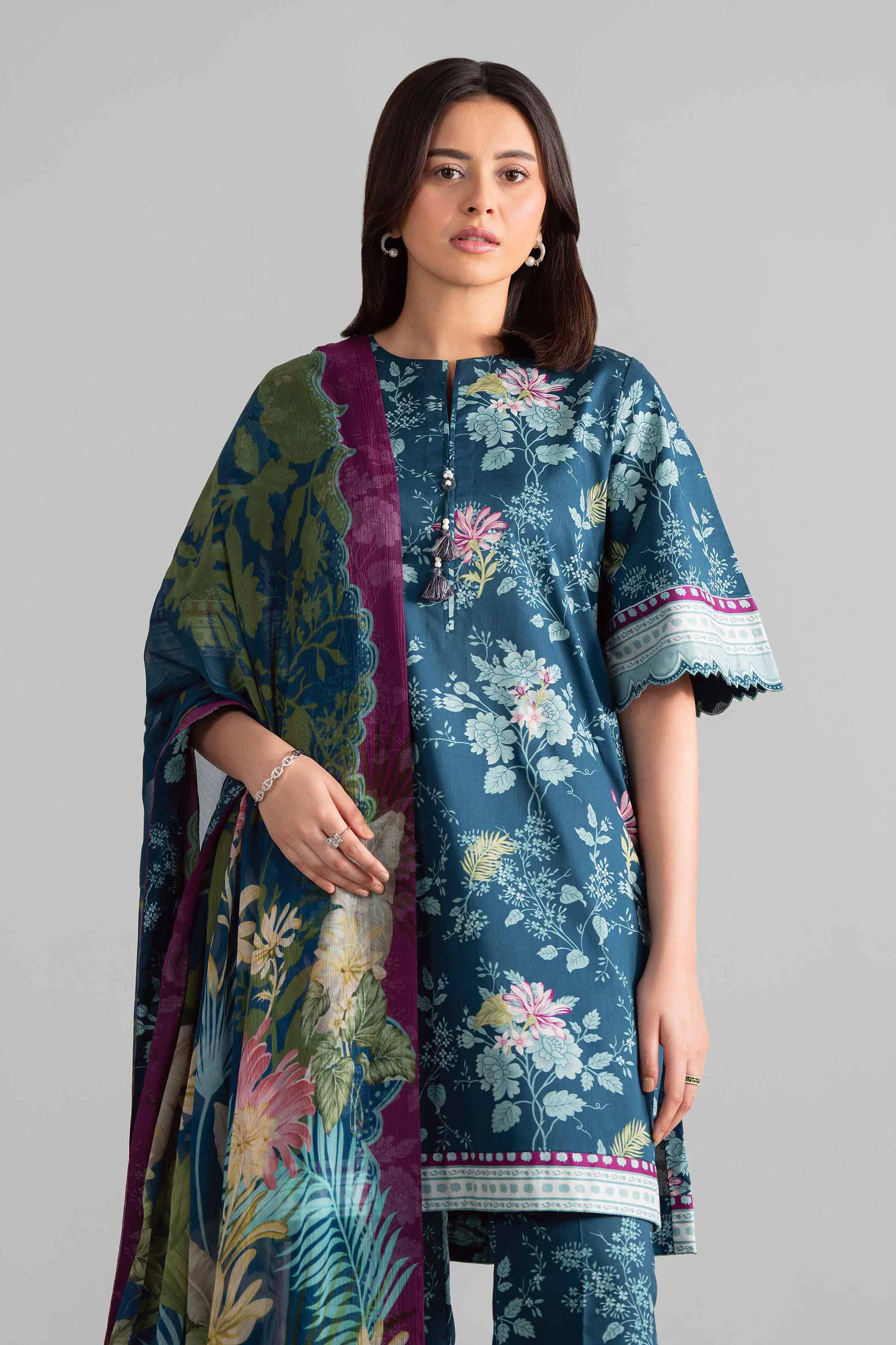 3 Piece - Digital Printed Suit - 42601905