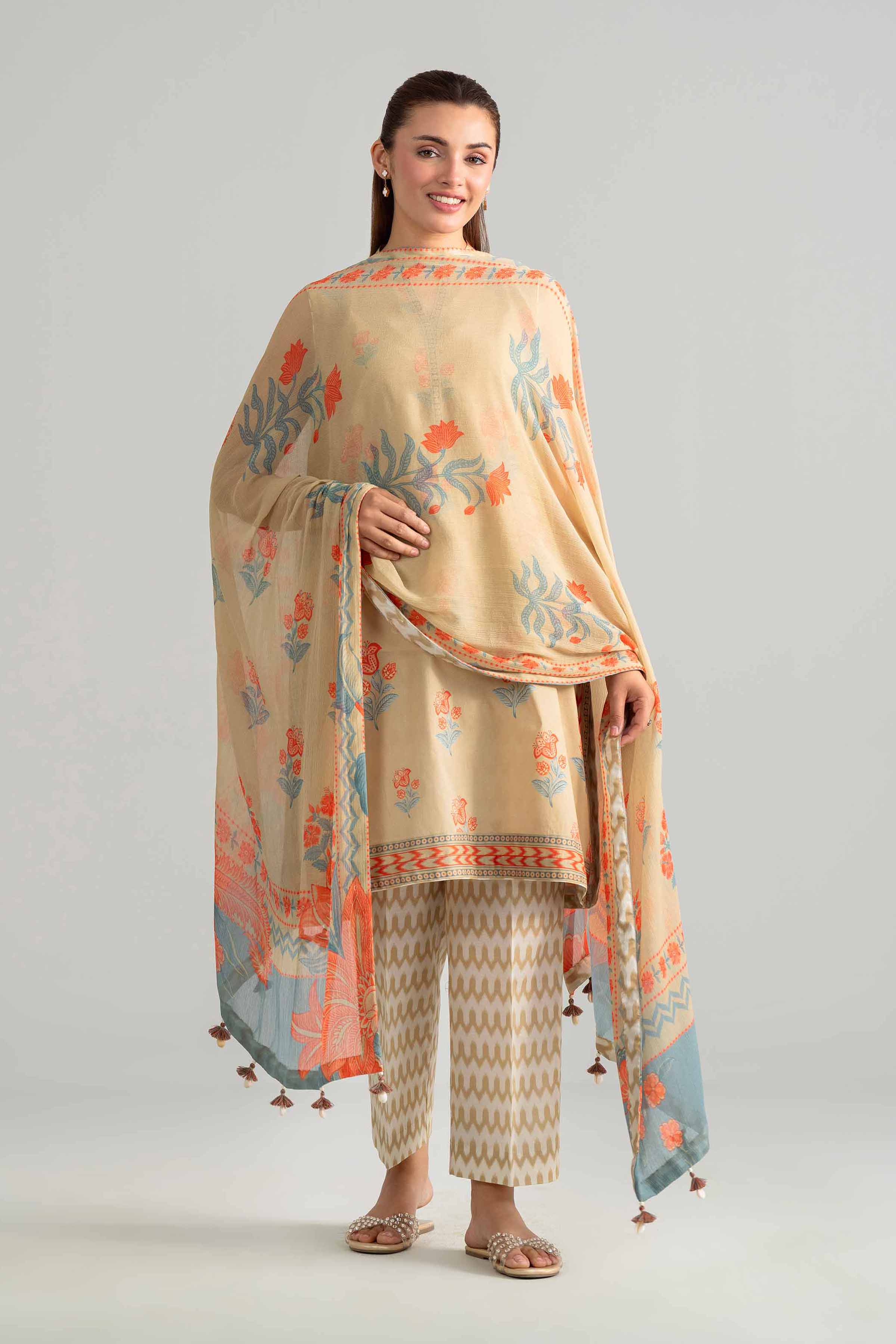 3 Piece - Digital Printed Suit - 42601906