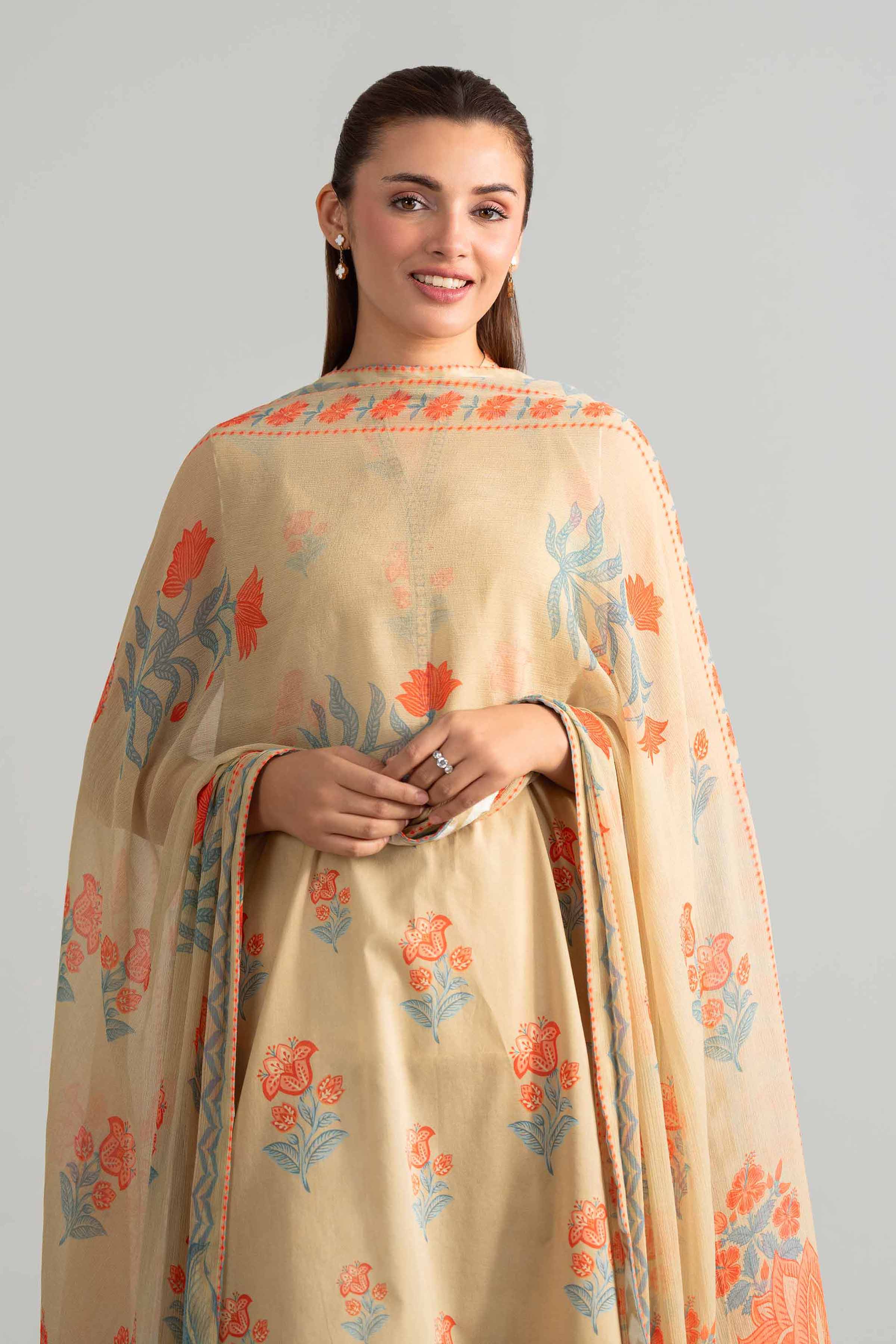 3 Piece - Digital Printed Suit - 42601906