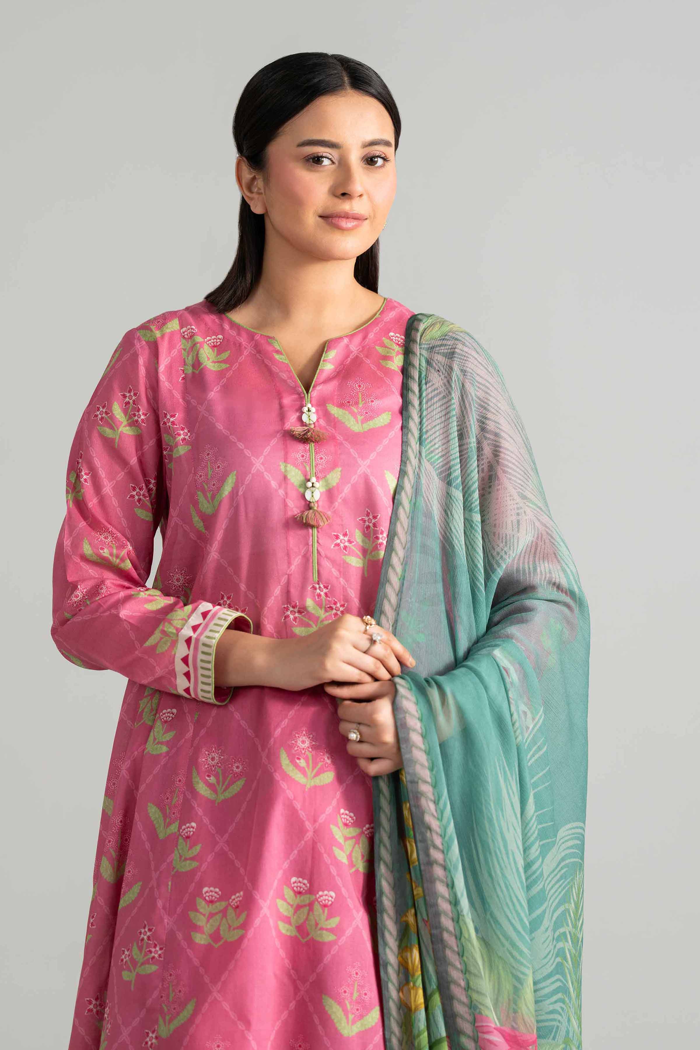 3 Piece - Digital Printed Suit - 42601907