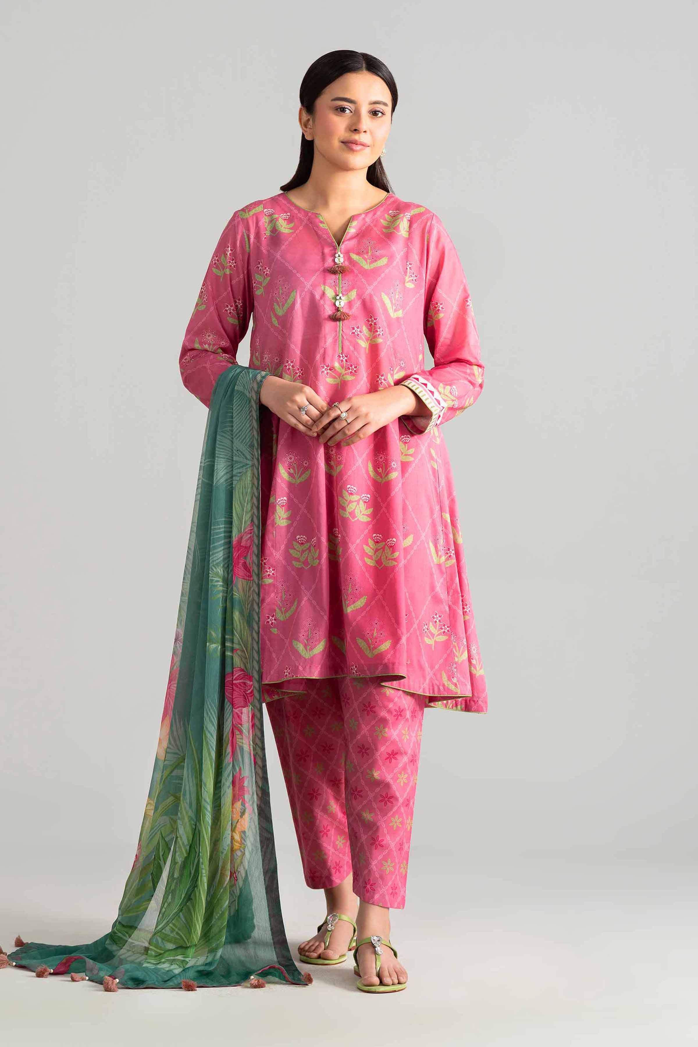 3 Piece - Digital Printed Suit - 42601907