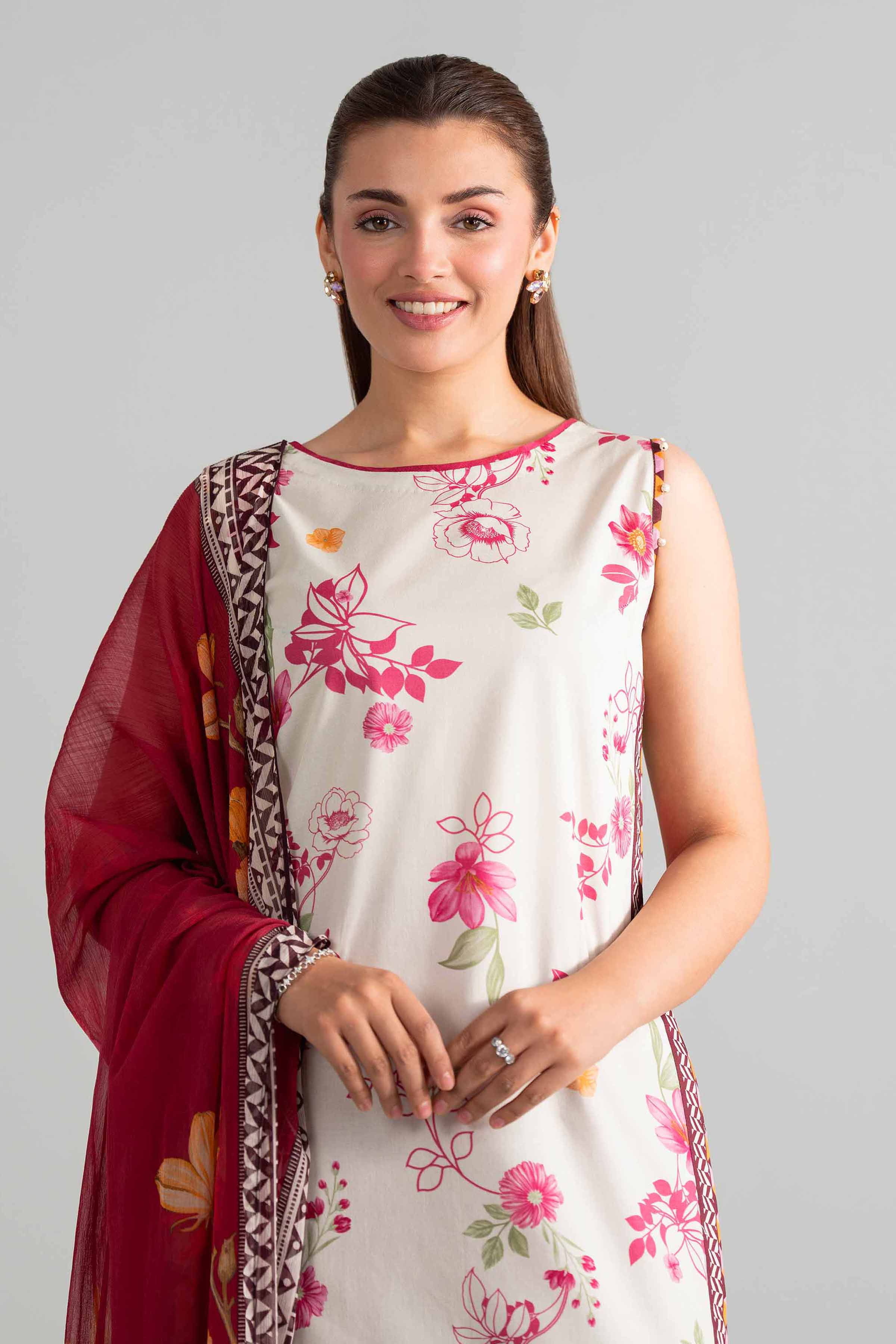 3 Piece - Digital Printed Suit - 42601908