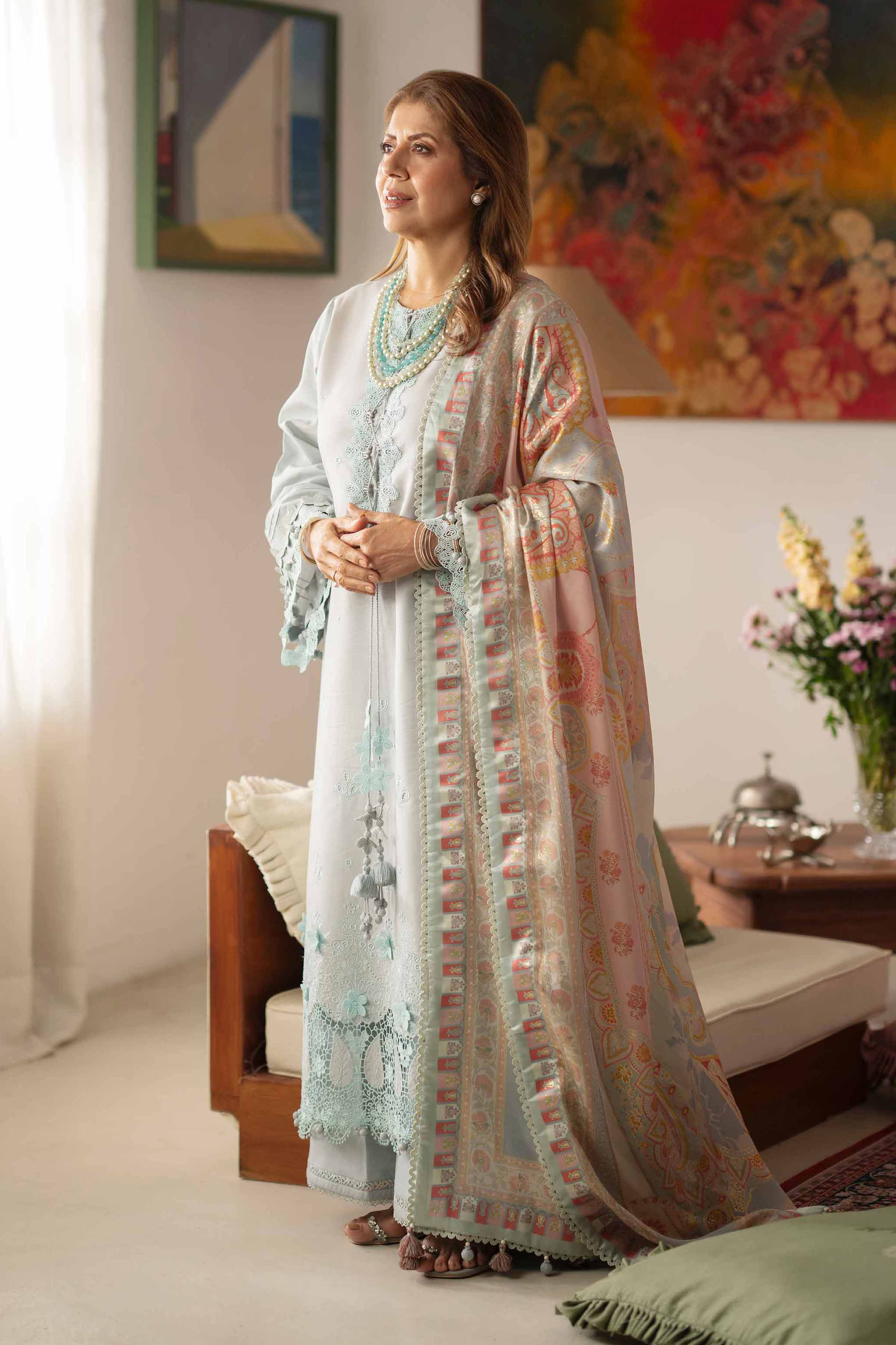 3 Piece - Digital Printed Embroidered Suit - 42601919 for Women - Unstitched Collection | Nishat | Shop Online