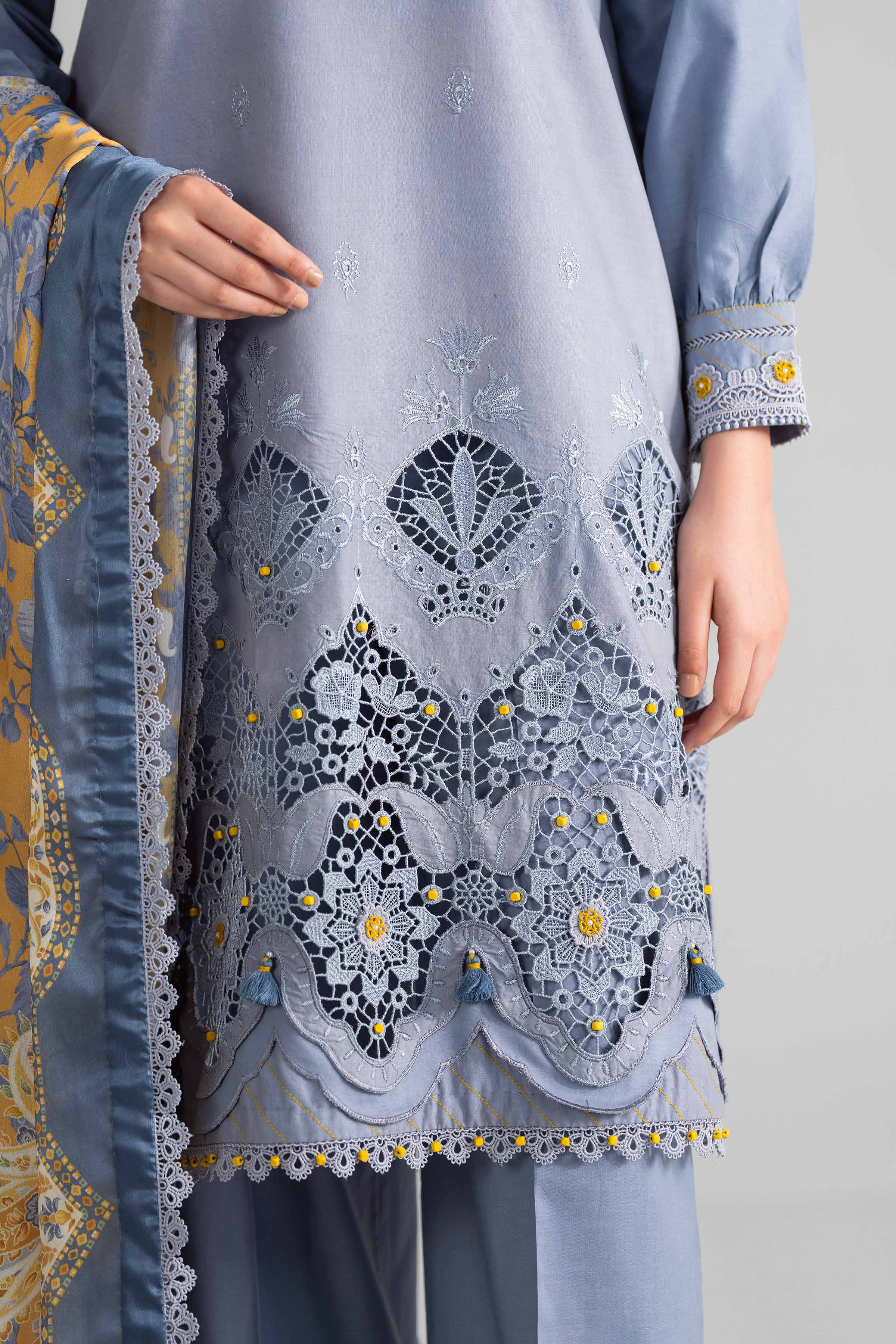 3 Piece - Digital Printed Embroidered Suit - 42601920 for Women - Unstitched Collection | Nishat | Shop Online