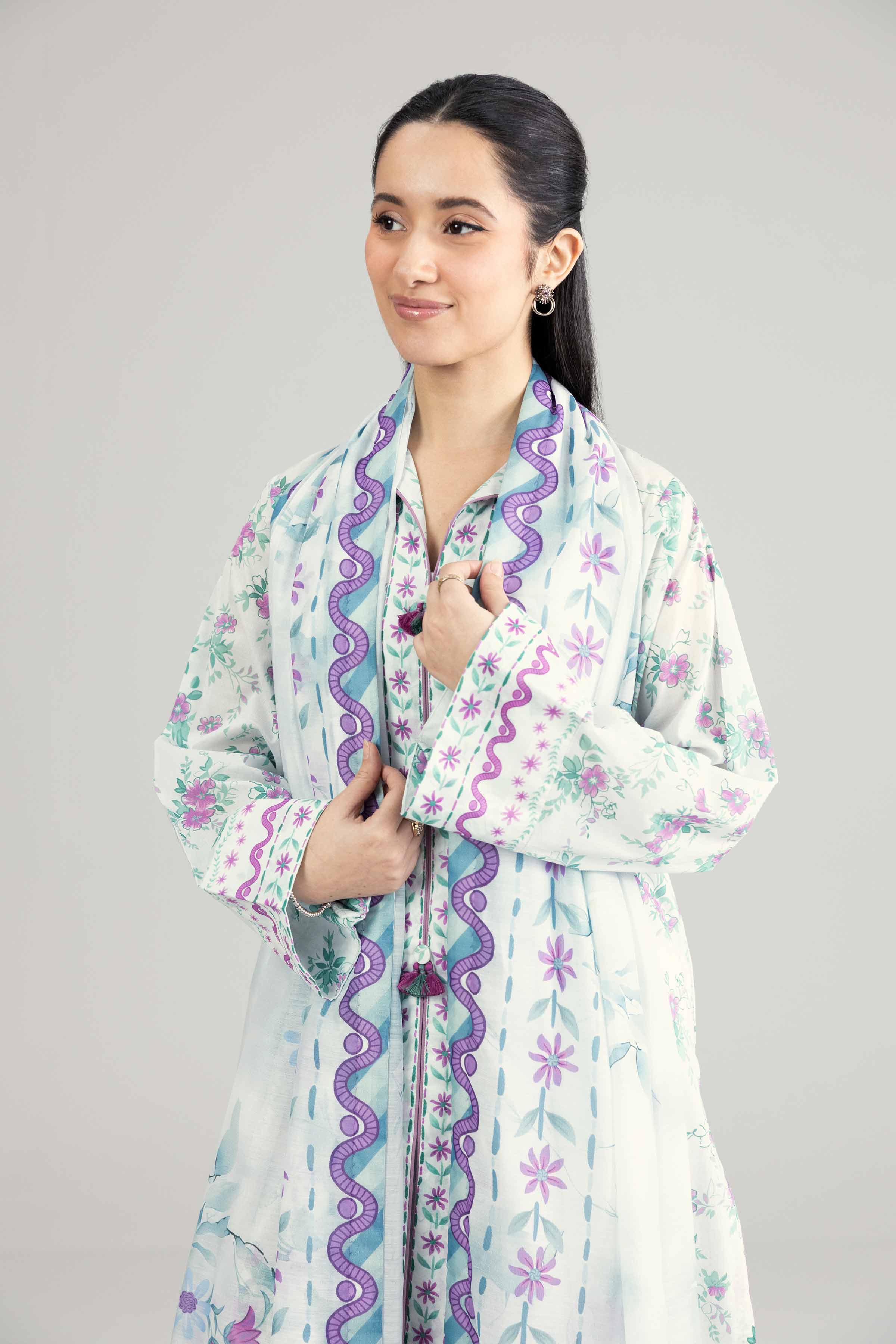 2 Piece - Printed Suit - 42601926 for Women - Unstitched Collection | Nishat | Shop Online