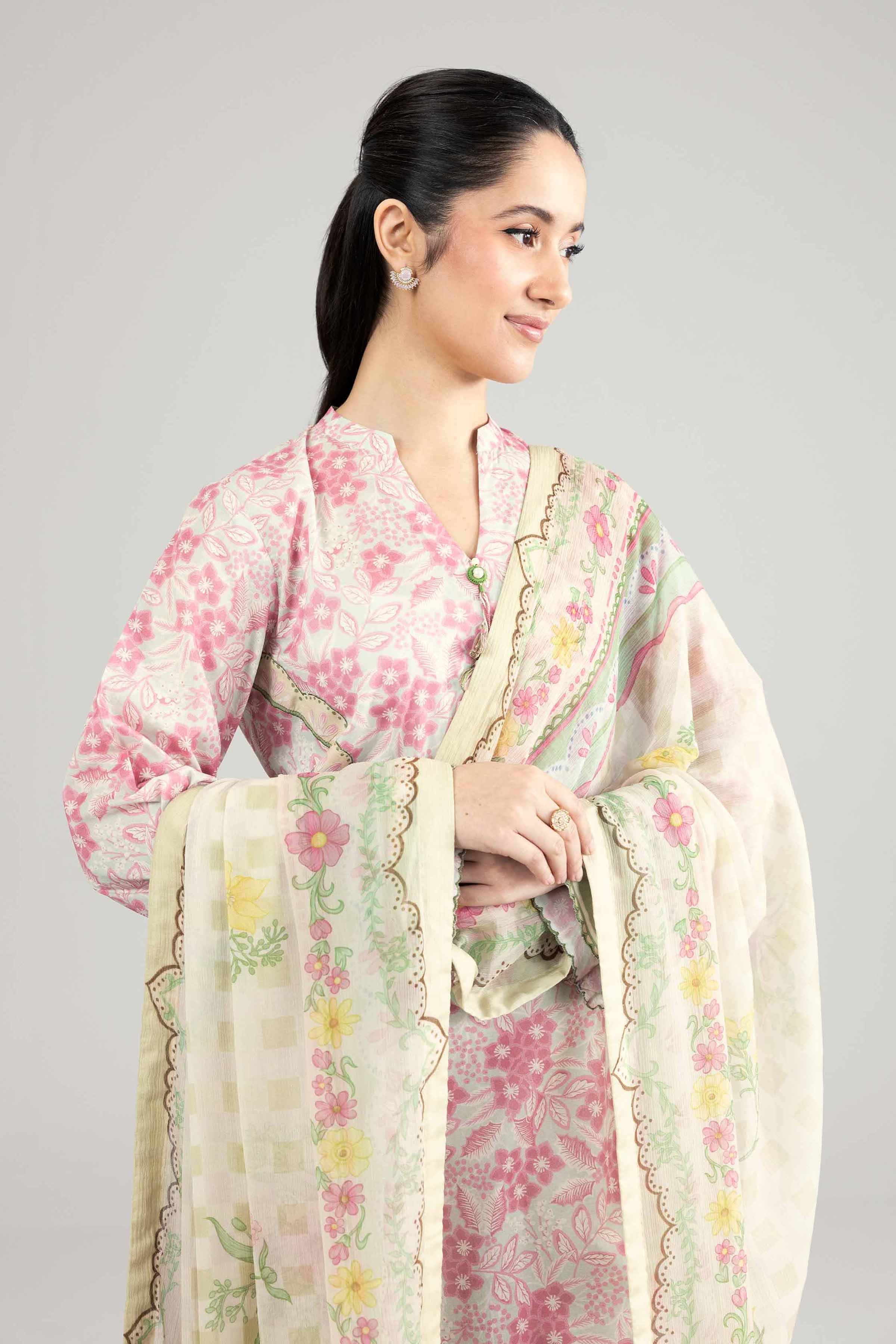 2 Piece - Printed Suit - 42601929 for Women - Unstitched Collection | Nishat | Shop Online