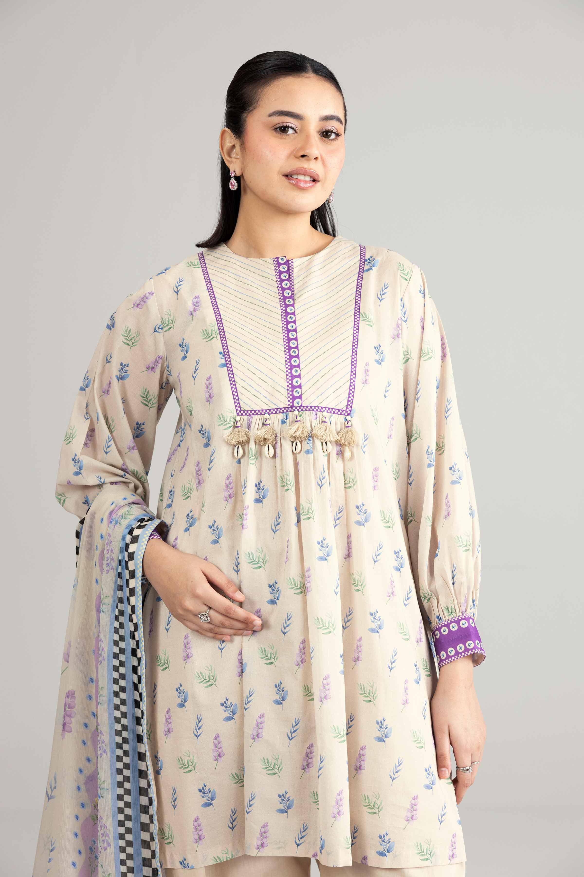 2 Piece - Printed Suit - 42601930 for Women - Unstitched Collection | Nishat | Shop Online