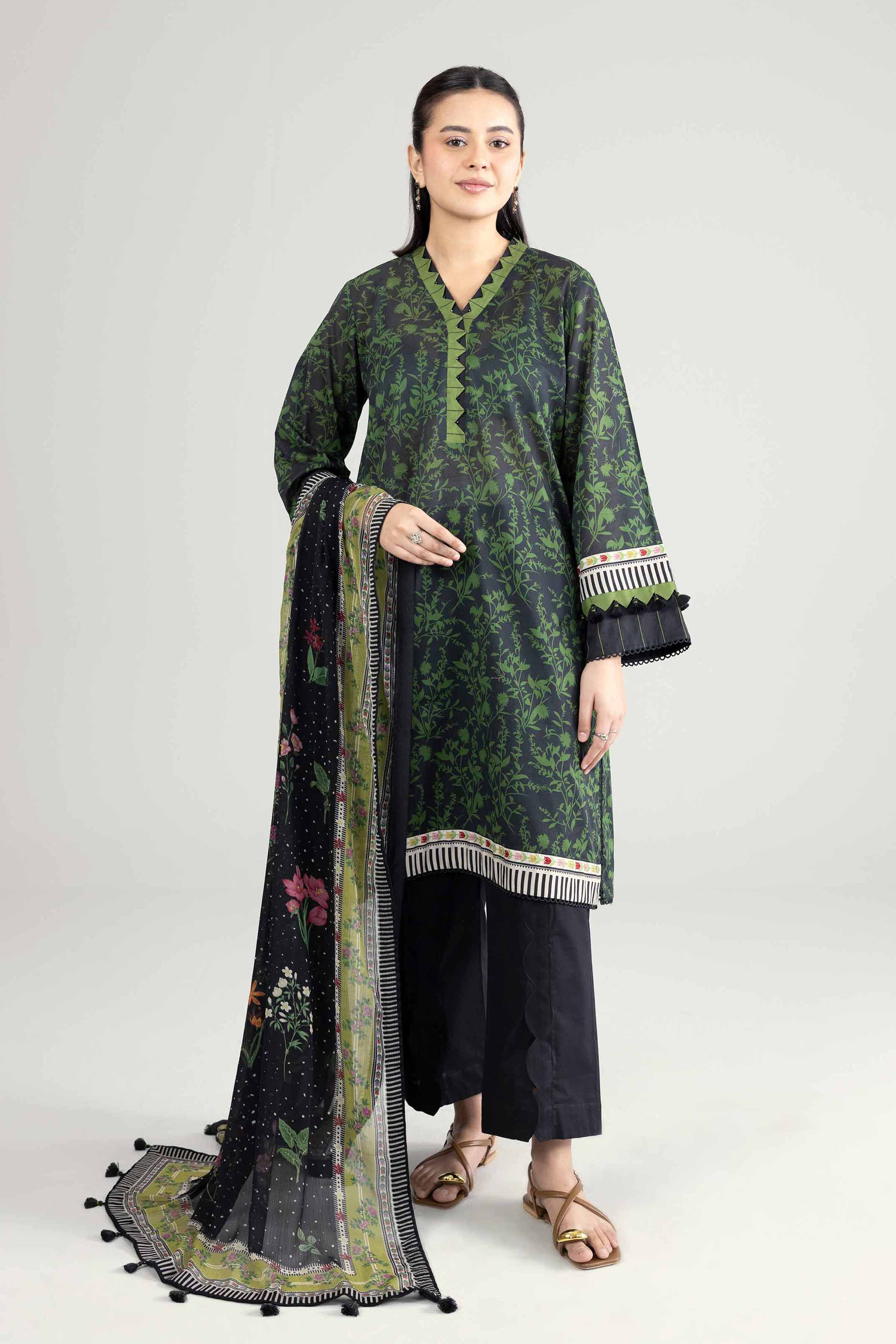 2 Piece - Printed Suit - 42601931 for Women - Unstitched Collection | Nishat | Shop Online