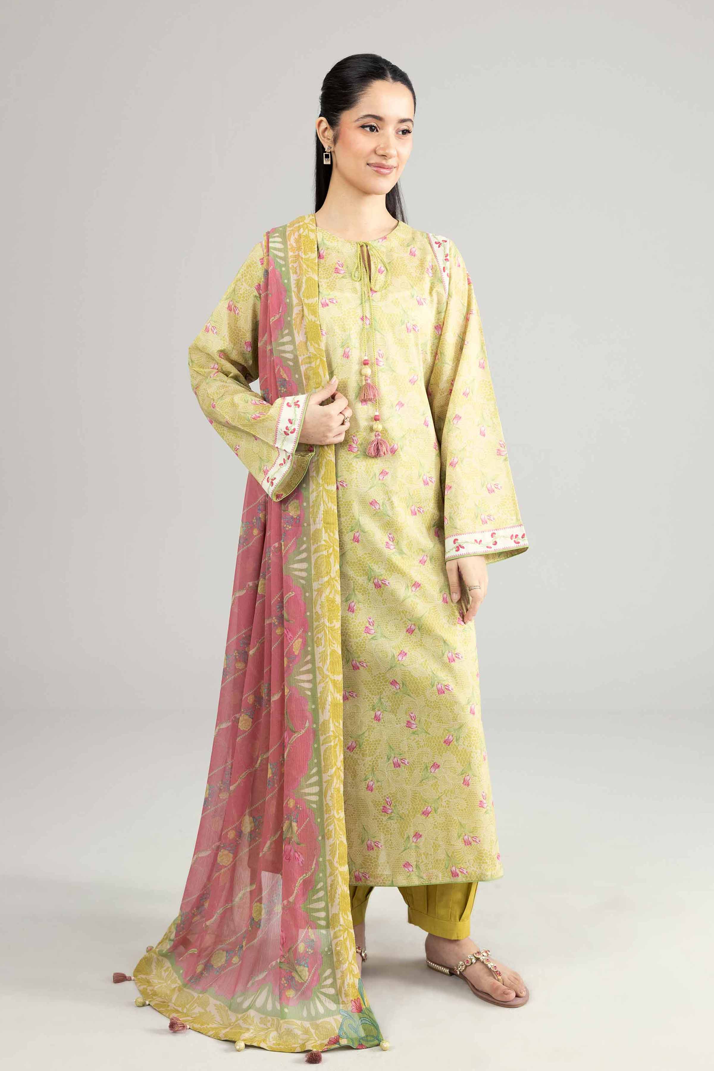 2 Piece - Printed Suit - 42601932 for Women - Unstitched Collection | Nishat | Shop Online