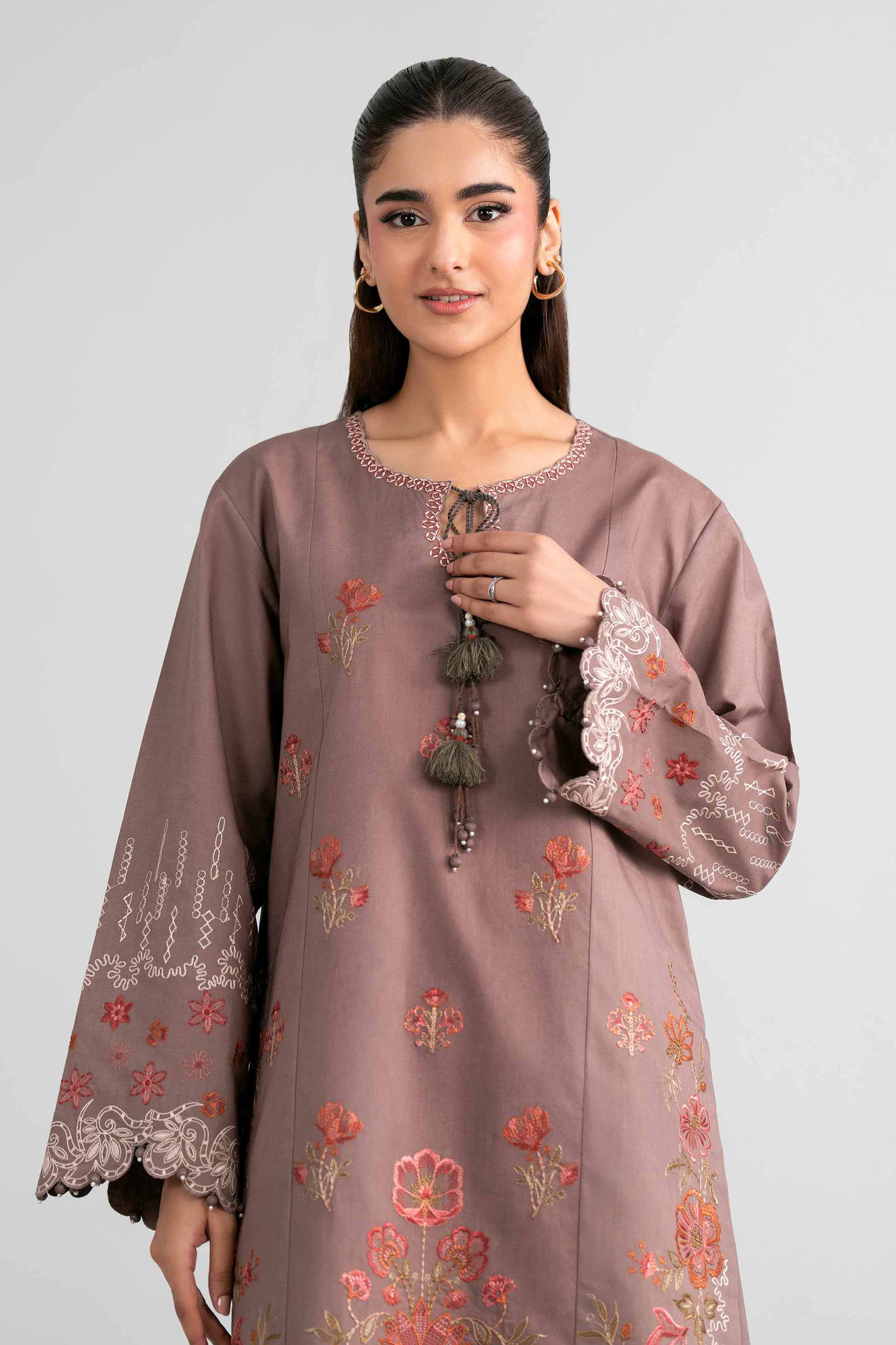 2 Piece - Embroidered Suit - 42601934 for Women - Unstitched Collection | Nishat | Shop Online