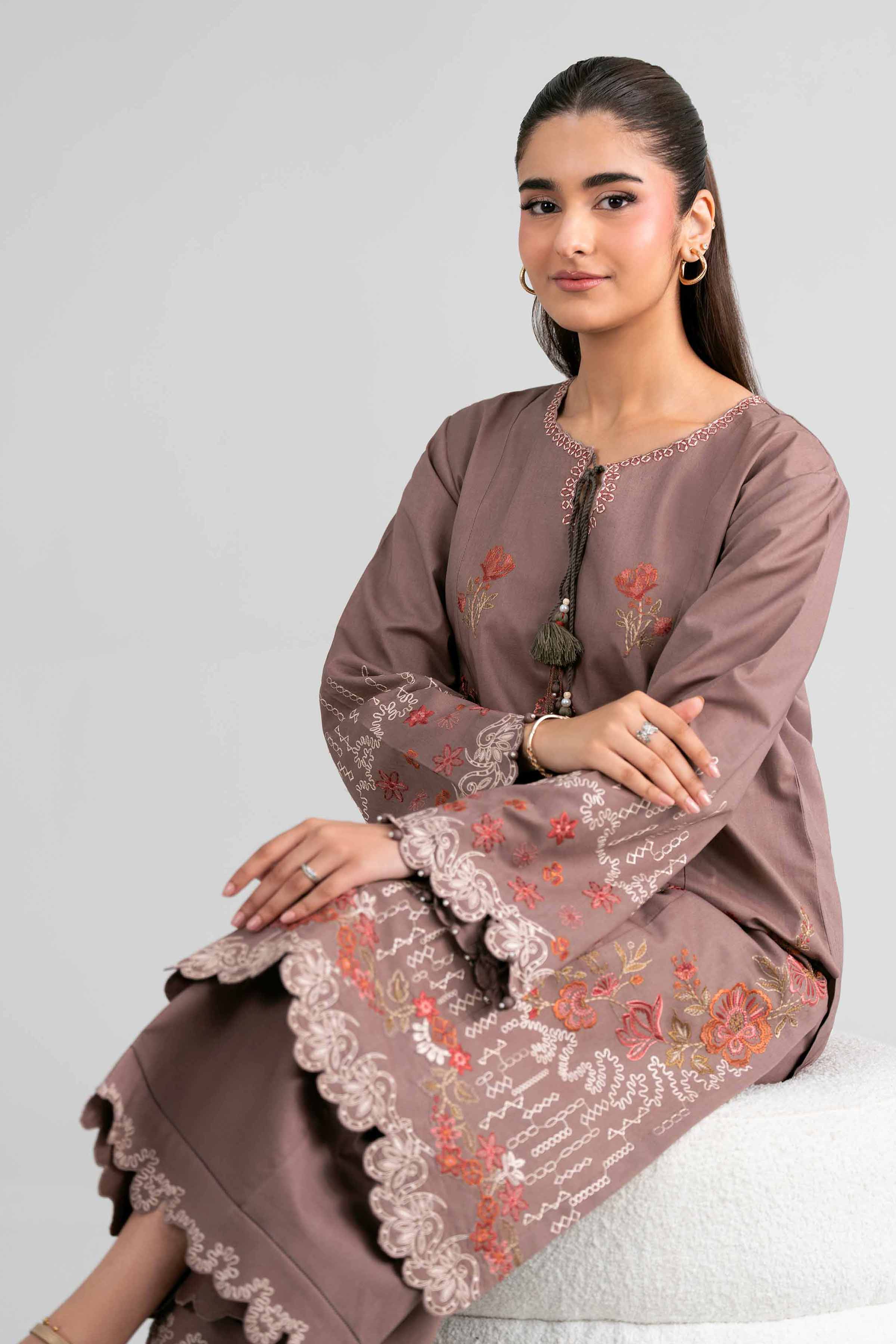 2 Piece - Embroidered Suit - 42601934 for Women - Unstitched Collection | Nishat | Shop Online