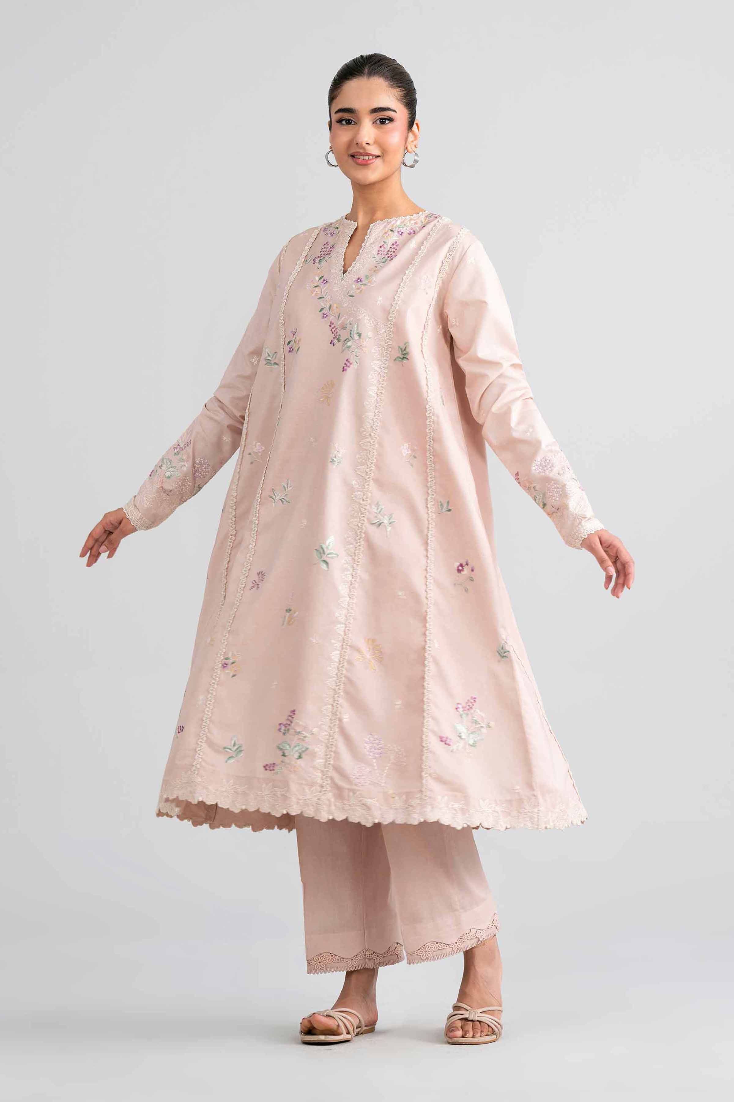 2 Piece - Embroidered Suit - 42601936 for Women - Unstitched Collection | Nishat | Shop Online