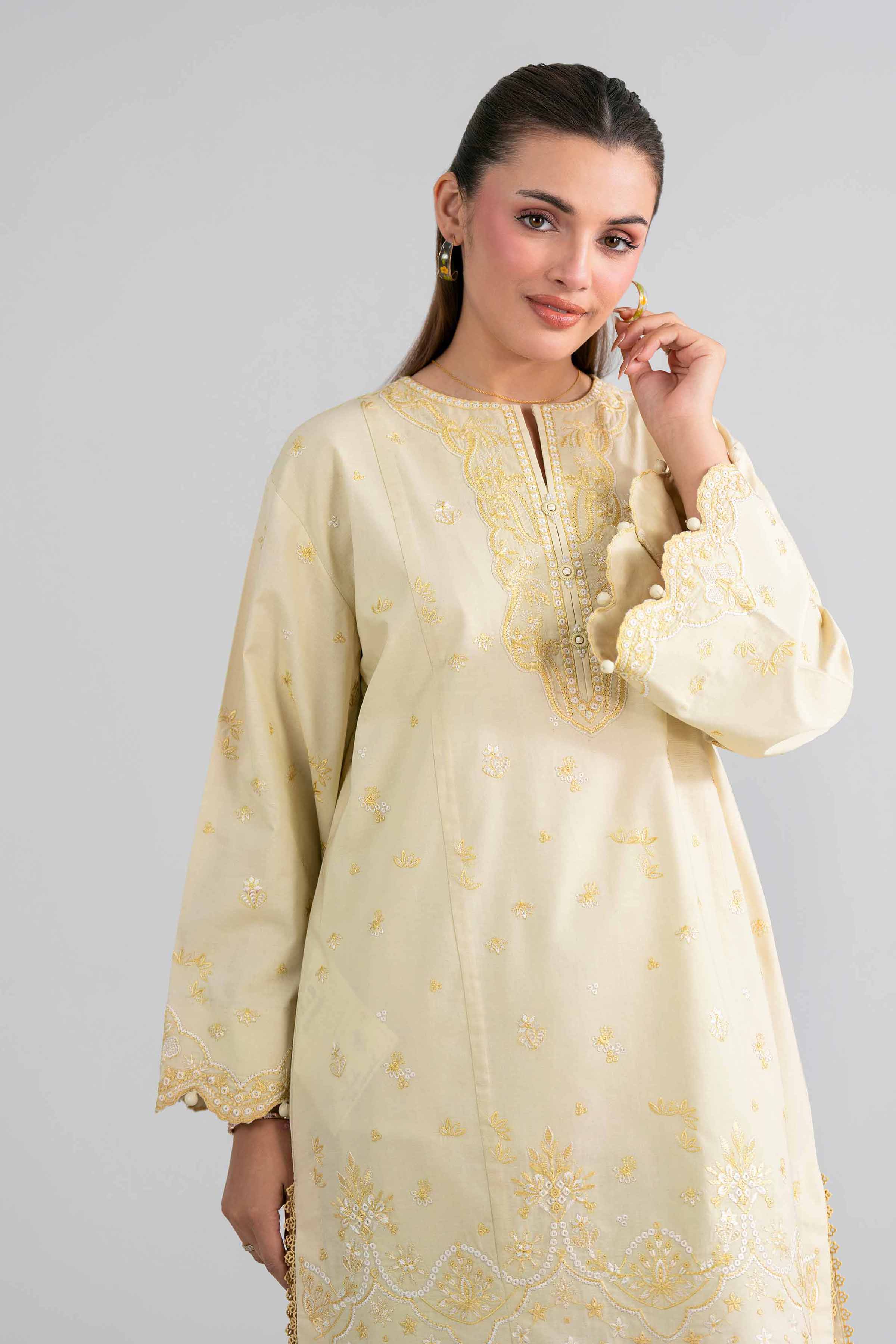 2 Piece - Embroidered Suit - 42601937 for Women - Unstitched Collection | Nishat | Shop Online