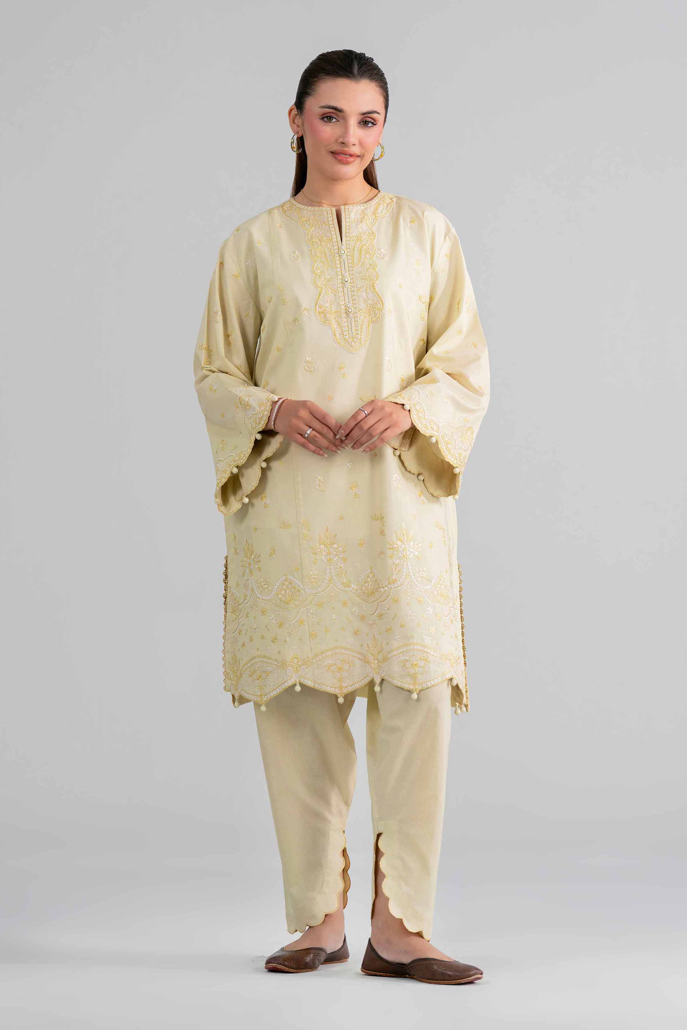 2 Piece - Embroidered Suit - 42601937 for Women - Unstitched Collection | Nishat | Shop Online