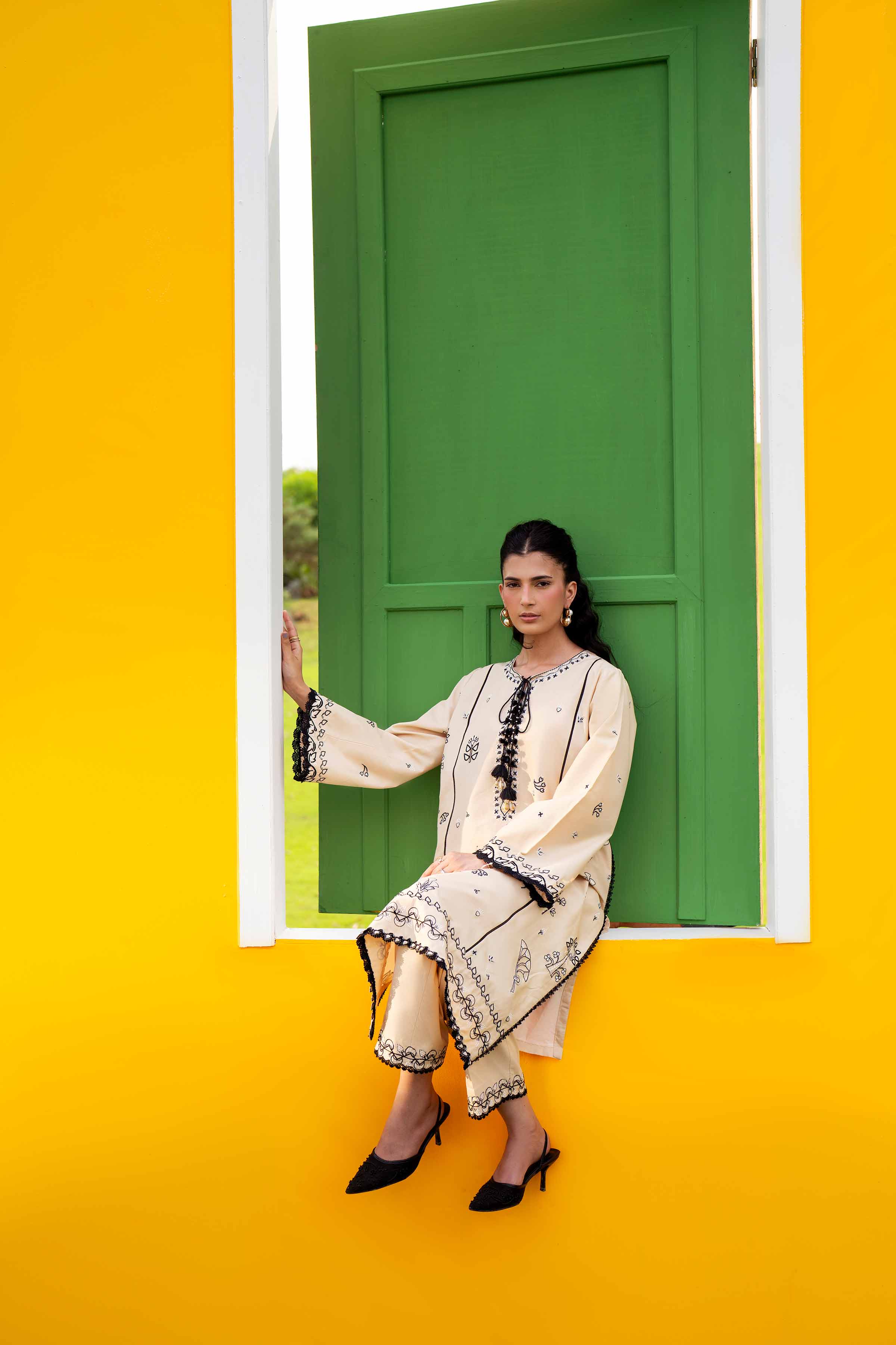 2 Piece - Embroidered Suit - 42601941 for Women - Unstitched Collection | Nishat | Shop Online