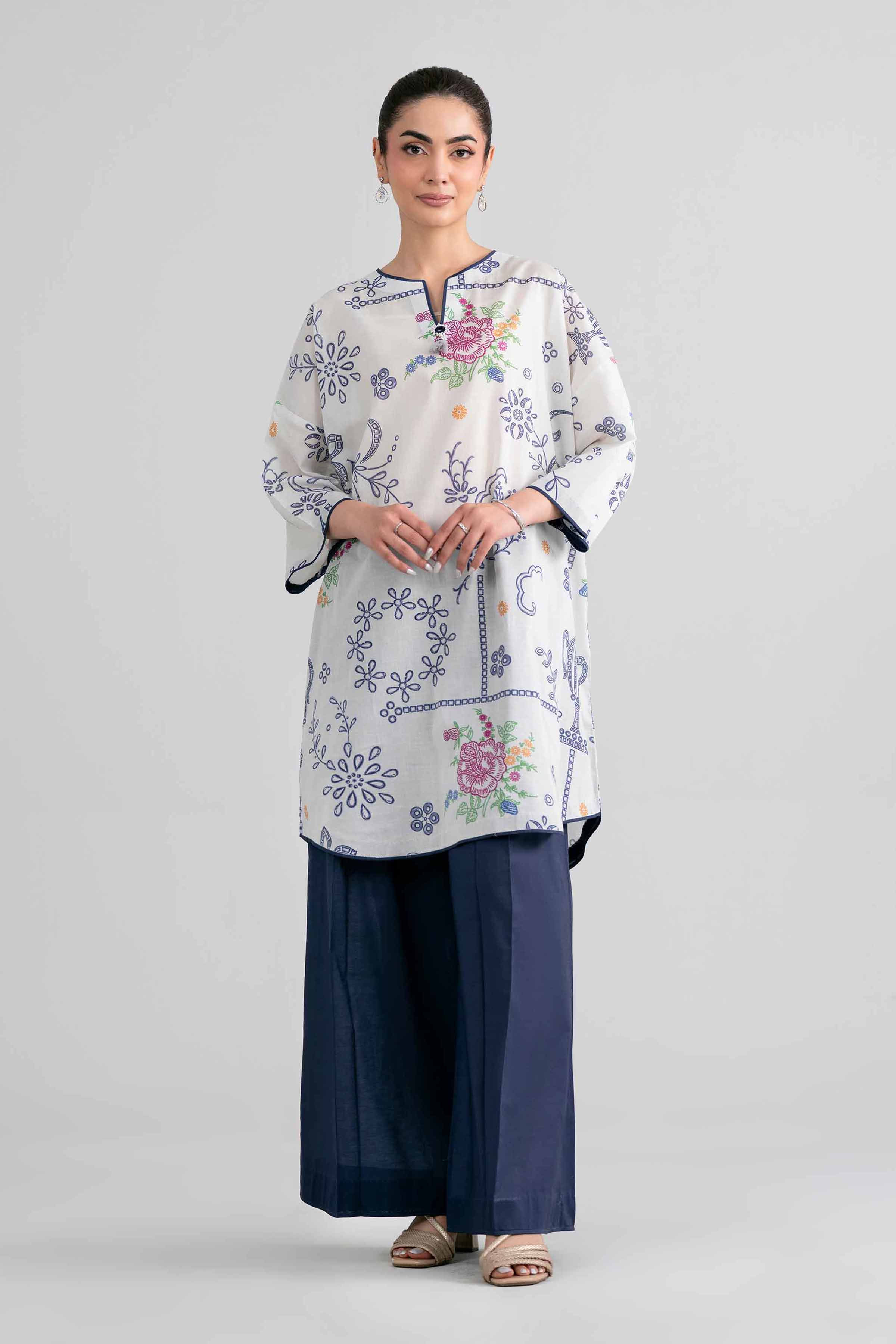 2 Piece - Printed Suit - 42601944 for Women - Unstitched Collection | Nishat | Shop Online