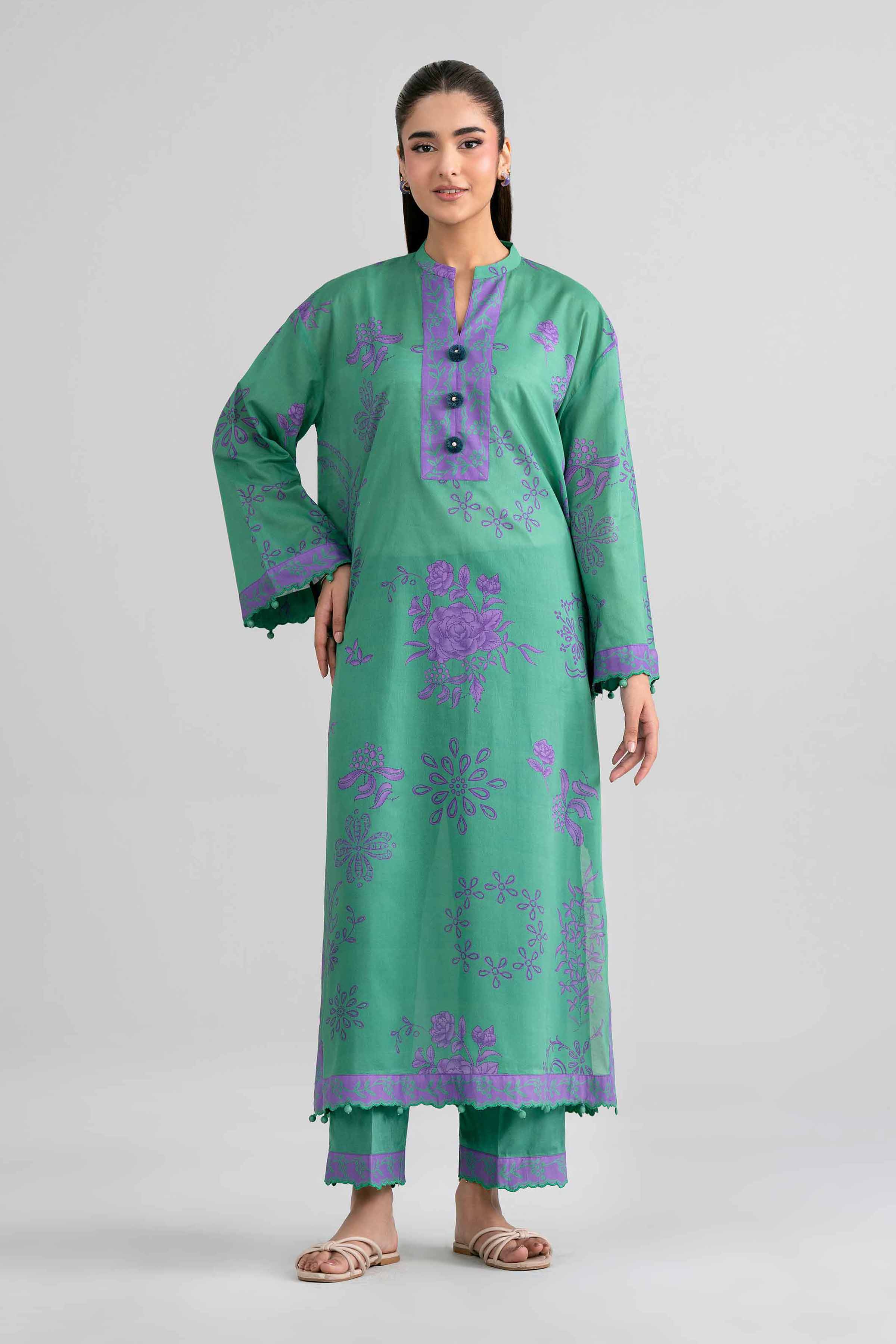 2 Piece - Printed Suit - 42601945 for Women - Unstitched Collection | Nishat | Shop Online