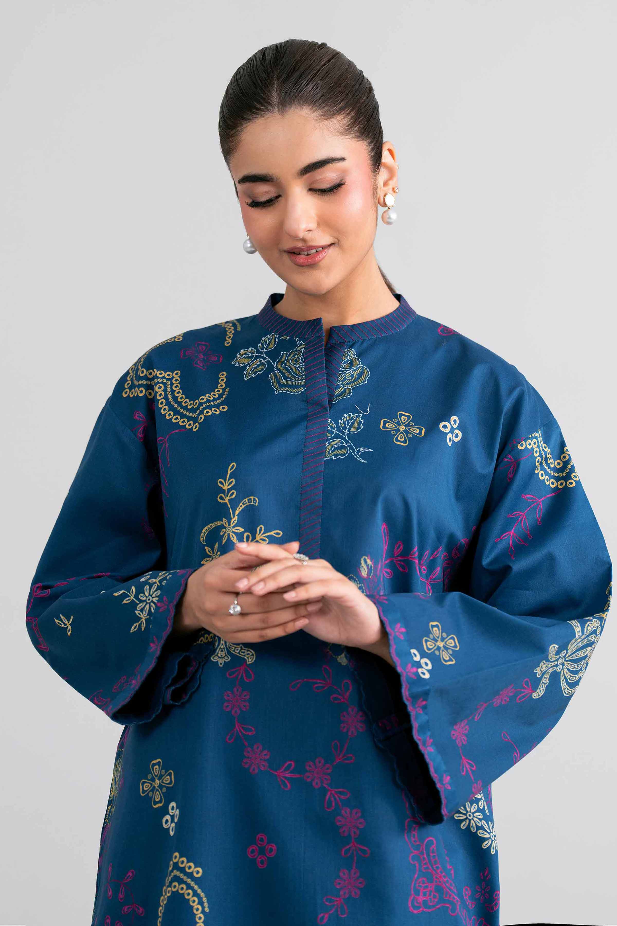 2 Piece - Printed Suit - 42601947 for Women - Unstitched Collection | Nishat | Shop Online