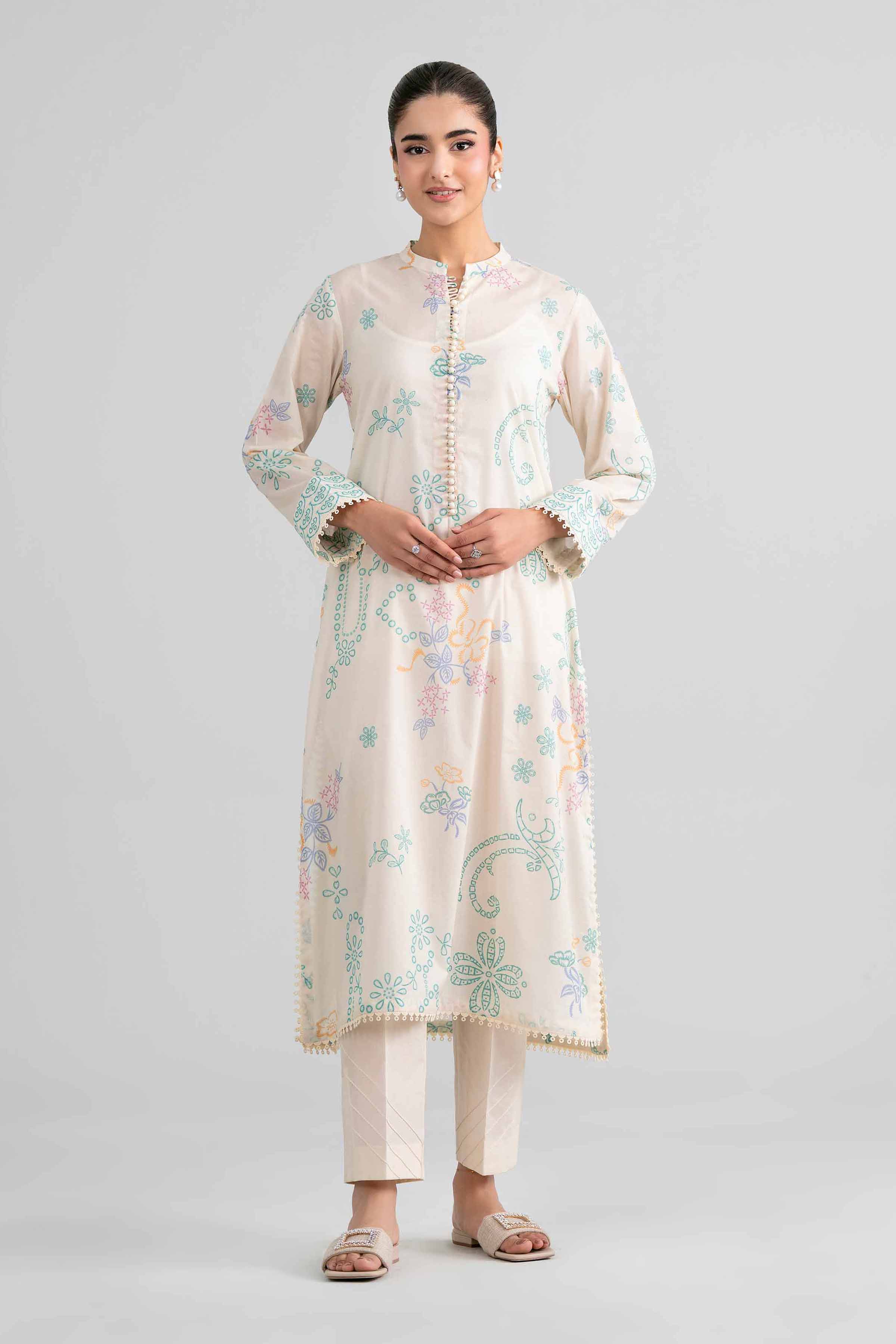 2 Piece - Printed Suit - 42601948 for Women - Unstitched Collection | Nishat | Shop Online