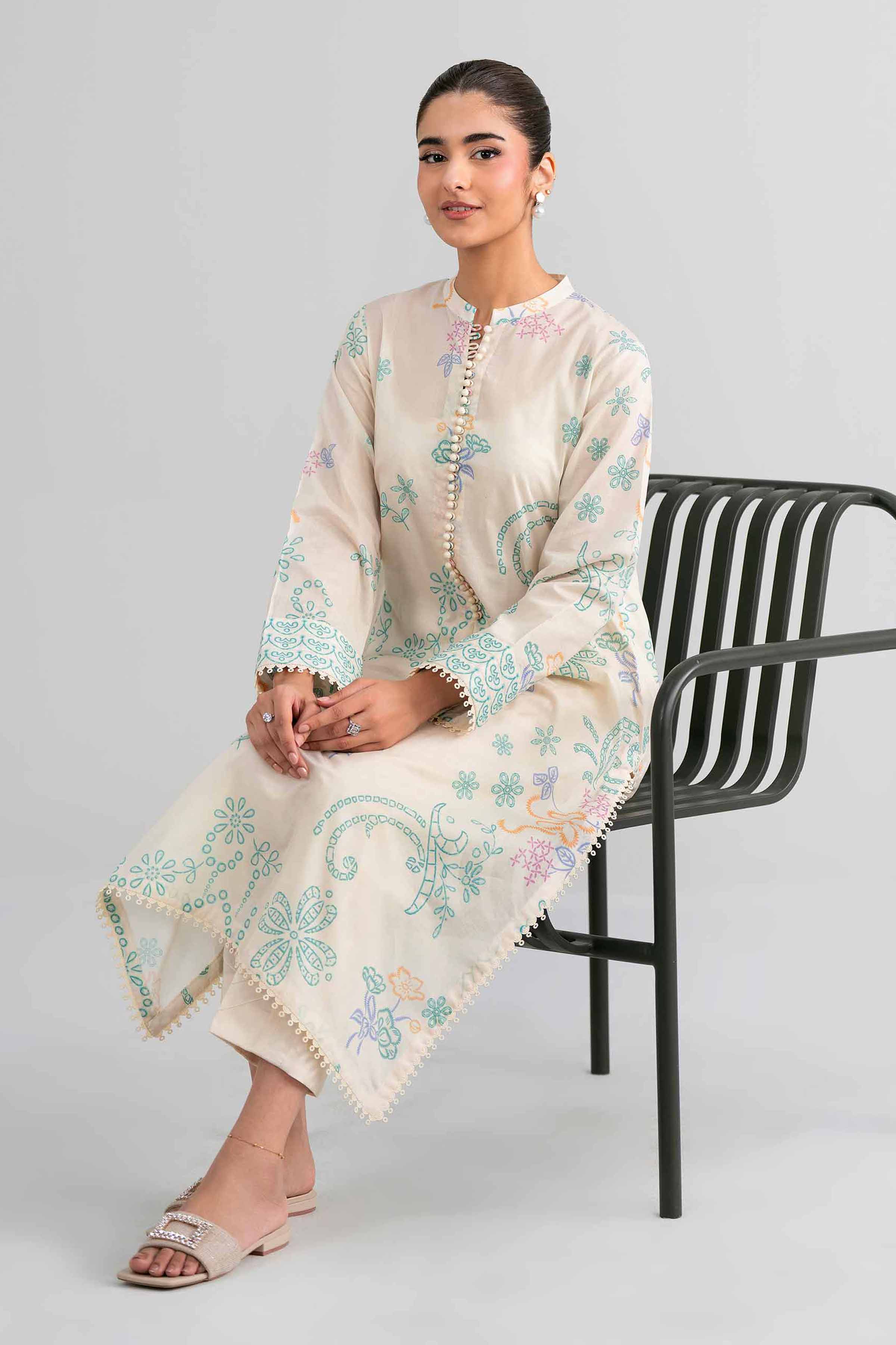 2 Piece - Printed Suit - 42601948 for Women - Unstitched Collection | Nishat | Shop Online