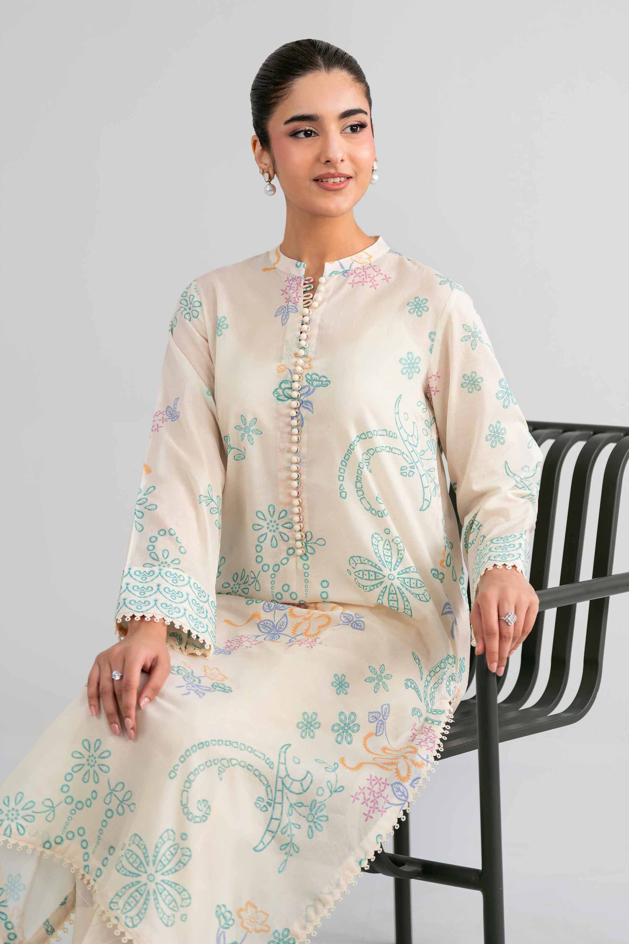 2 Piece - Printed Suit - 42601948 for Women - Unstitched Collection | Nishat | Shop Online