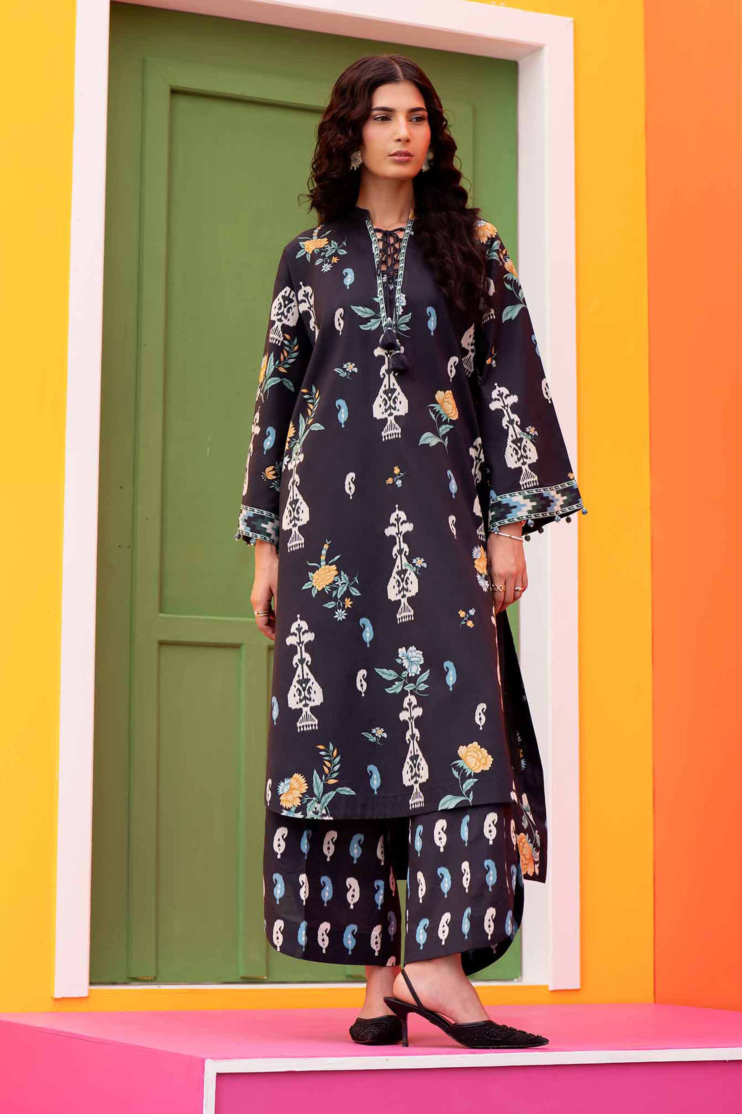 2 Piece - Printed Suit - 42601956 for Women - Unstitched Collection | Nishat | Shop Online