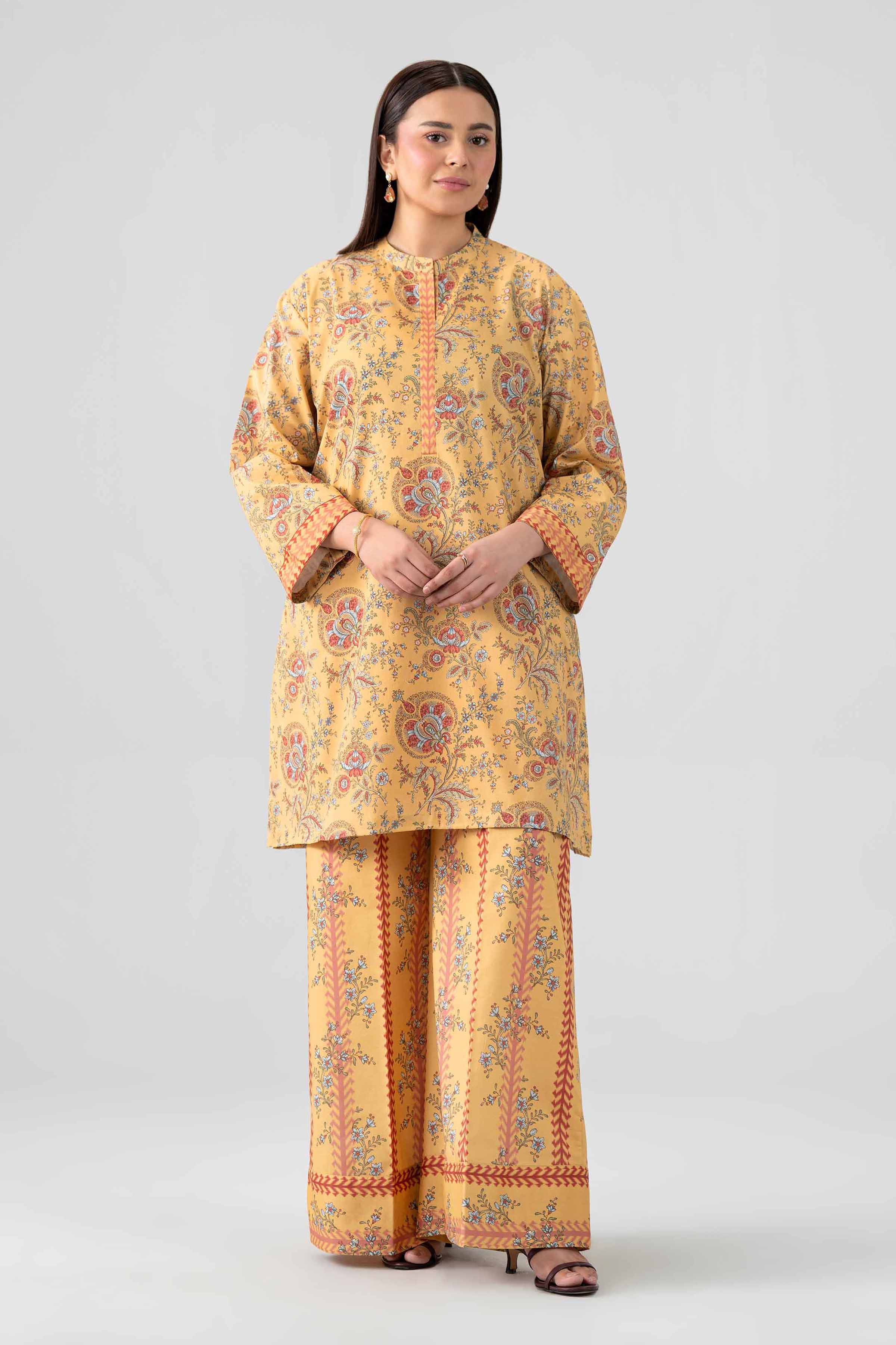 2 Piece - Printed Suit - 42601957 for Women - Unstitched Collection | Nishat | Shop Online