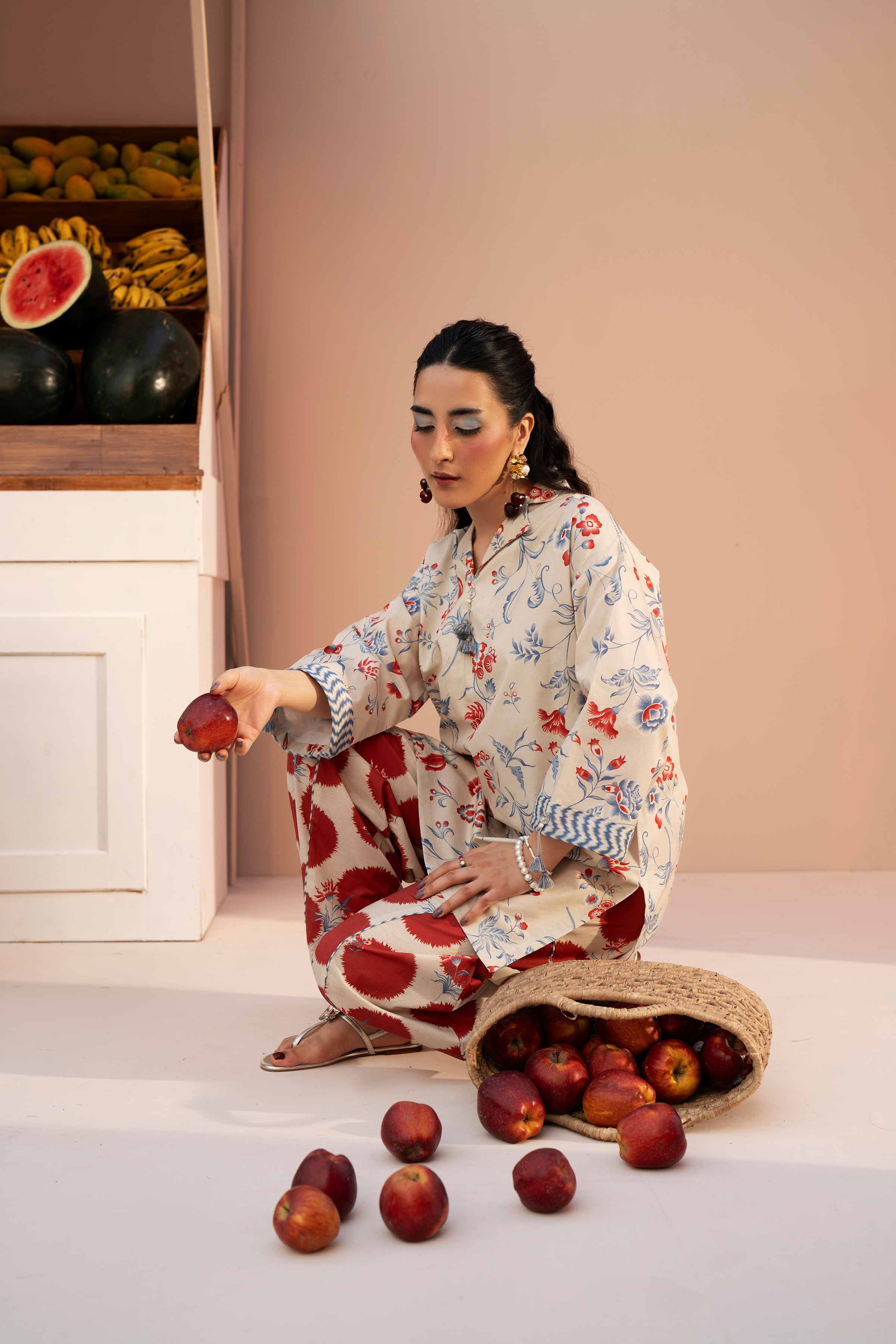 2 Piece - Printed Suit - 42601958 for Women - Unstitched Collection | Nishat | Shop Online