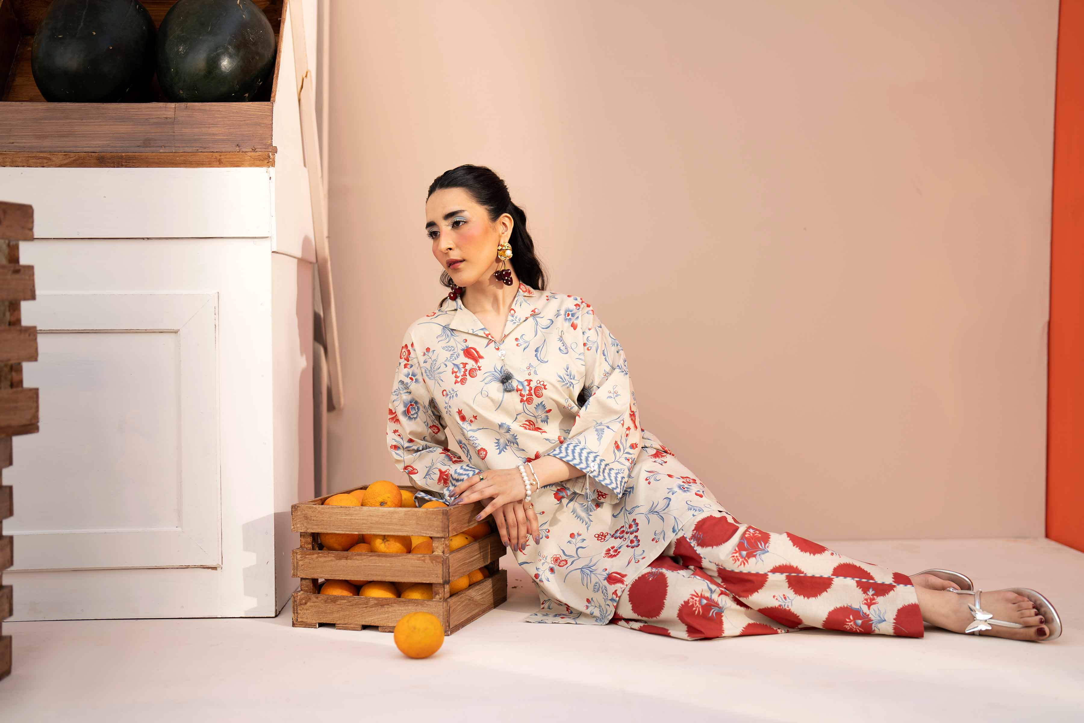 2 Piece - Printed Suit - 42601958 for Women - Unstitched Collection | Nishat | Shop Online