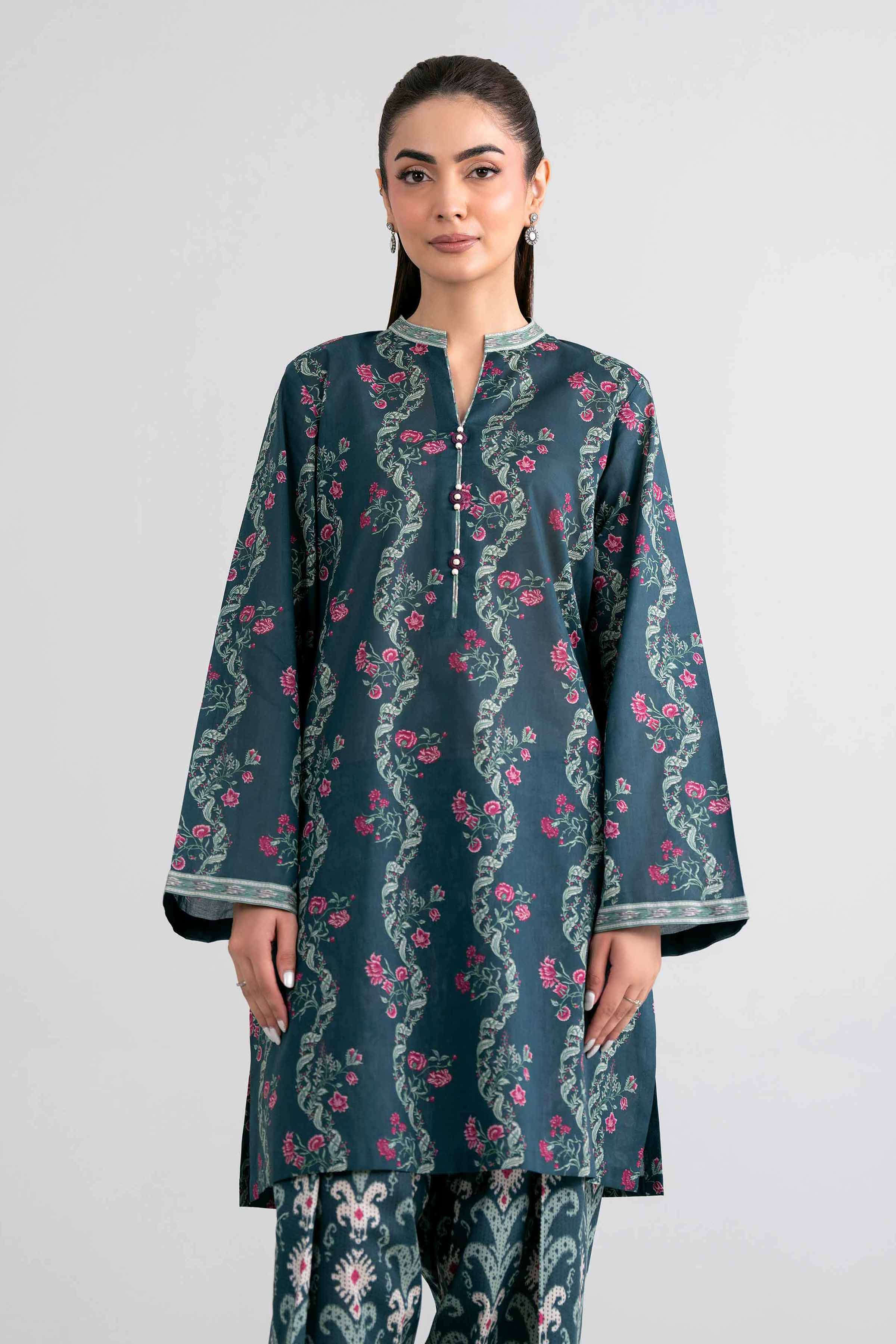 2 Piece - Printed Suit - 42601959 for Women - Unstitched Collection | Nishat | Shop Online
