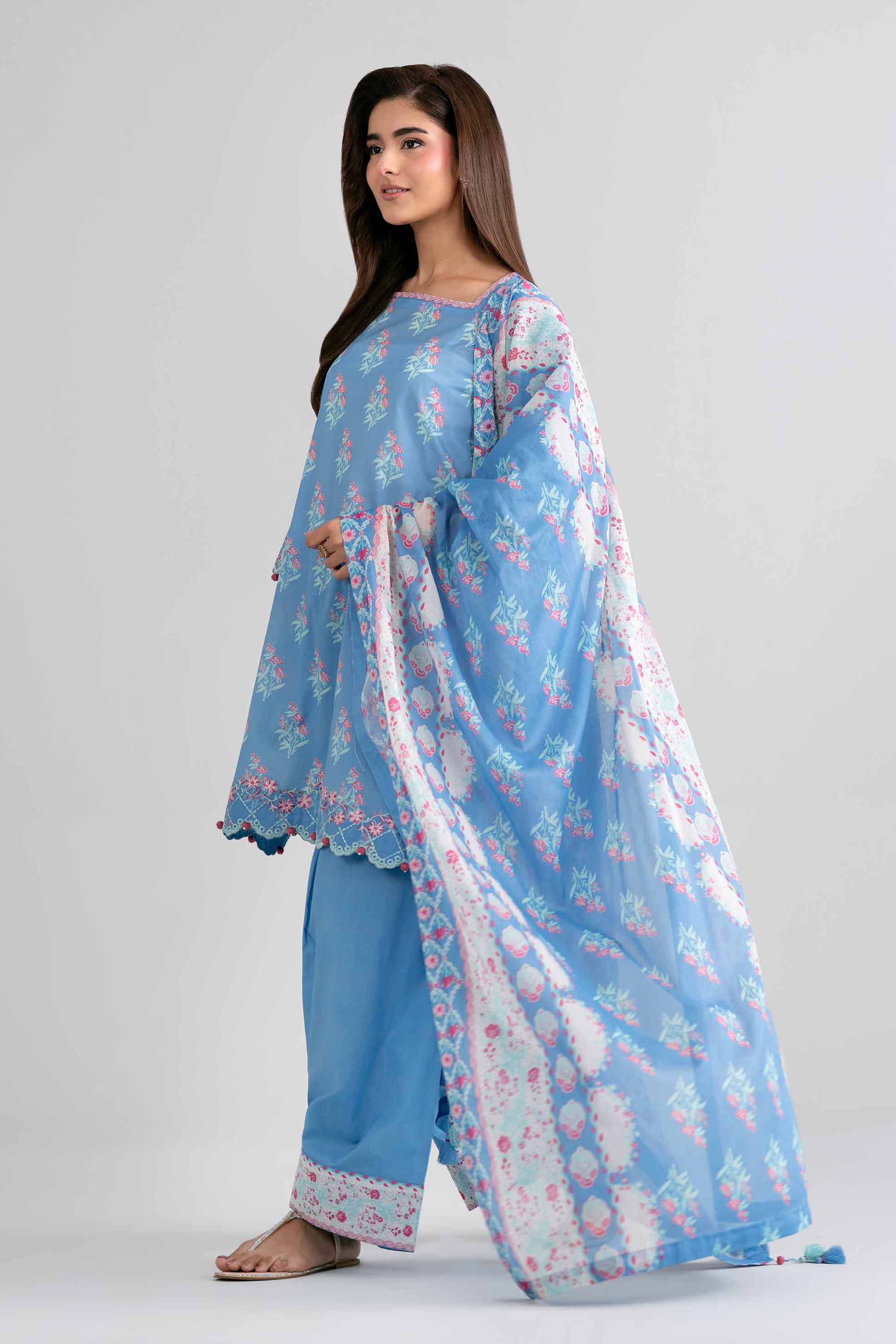 3 Piece - Printed Embroidered Suit - 42601966 for Women - Unstitched Collection | Nishat | Shop Online
