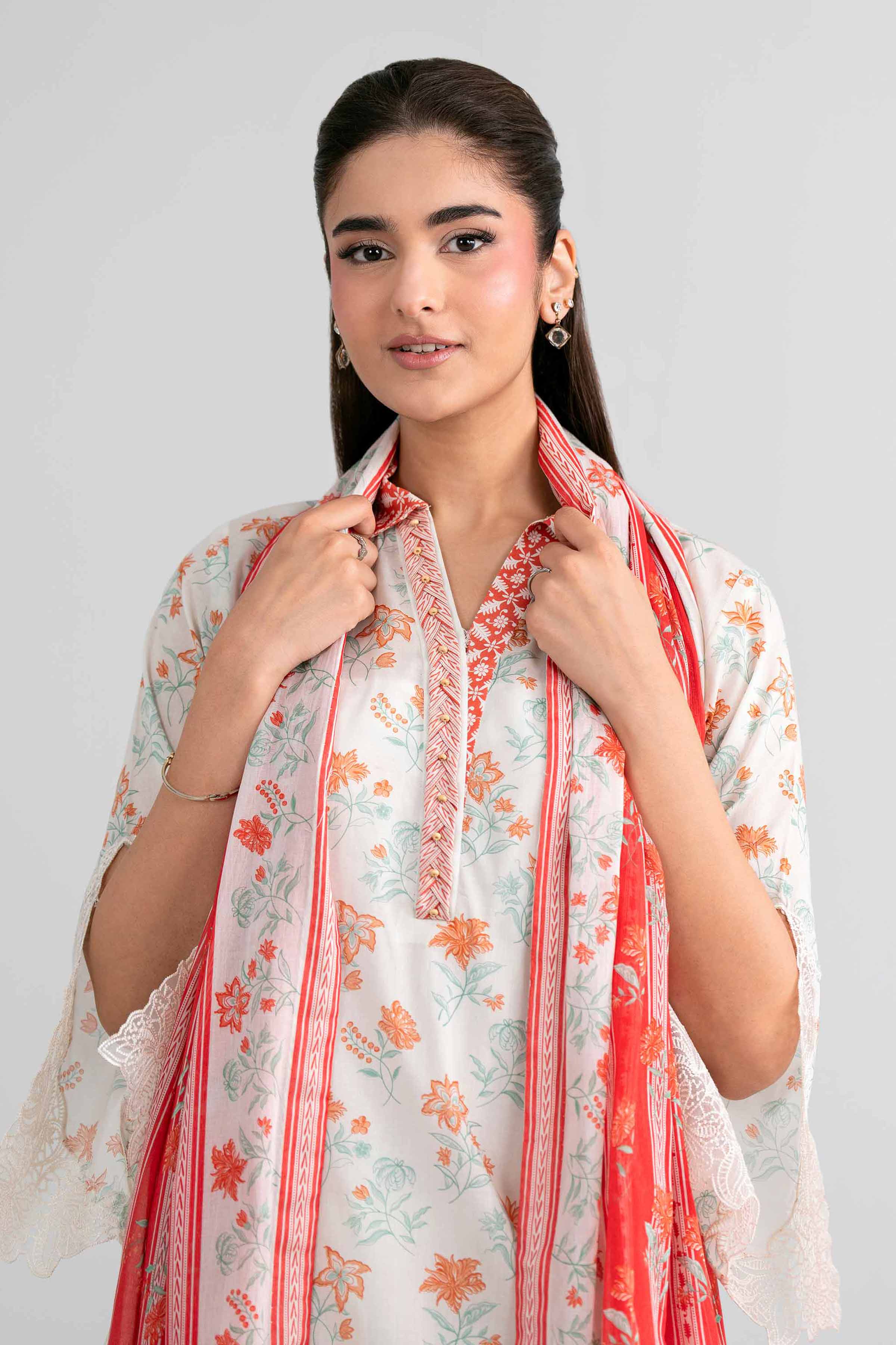 3 Piece - Printed Embroidered Suit - 42601967 for Women - Unstitched Collection | Nishat | Shop Online
