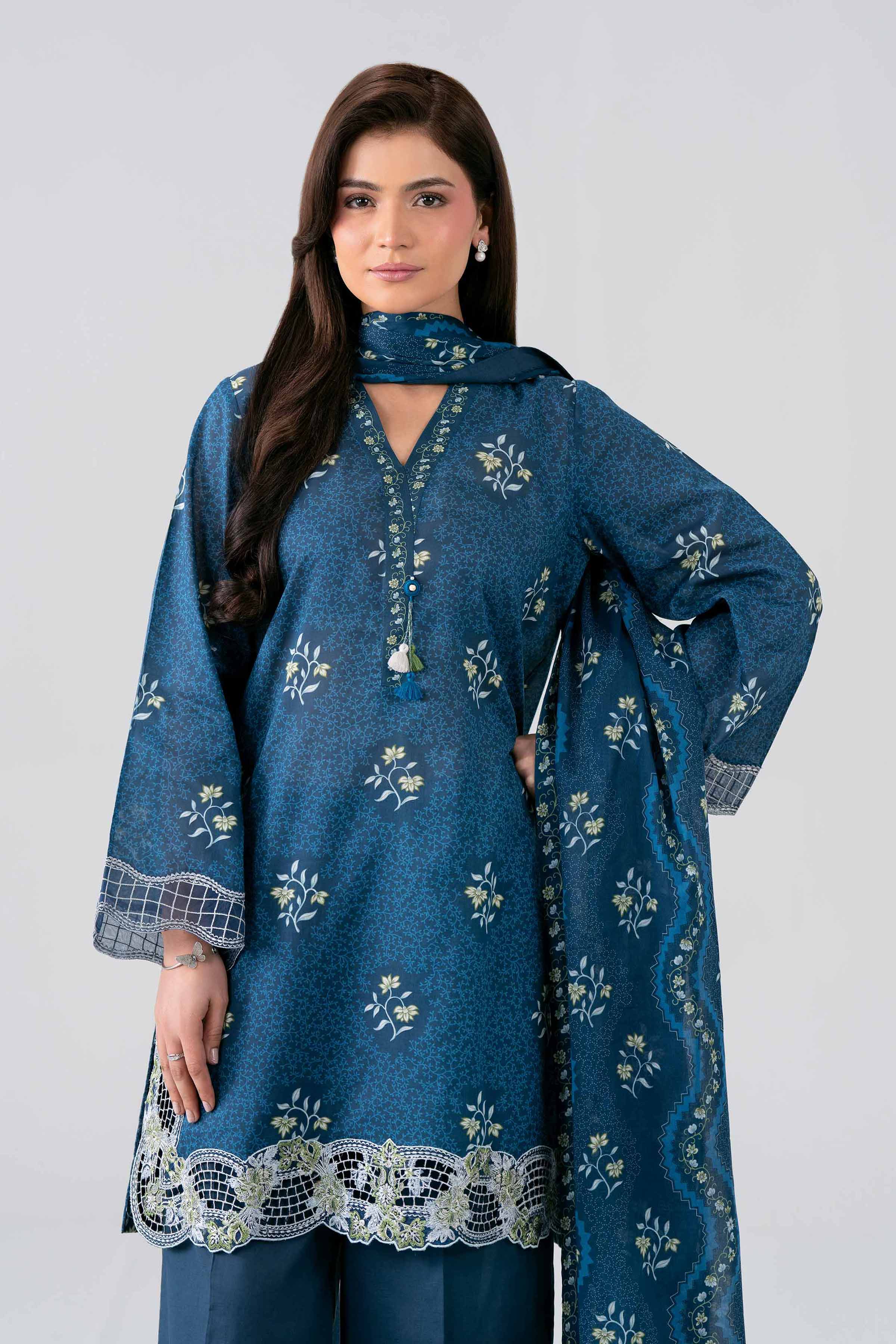 3 Piece - Printed Embroidered Suit - 42601968 for Women - Unstitched Collection | Nishat | Shop Online