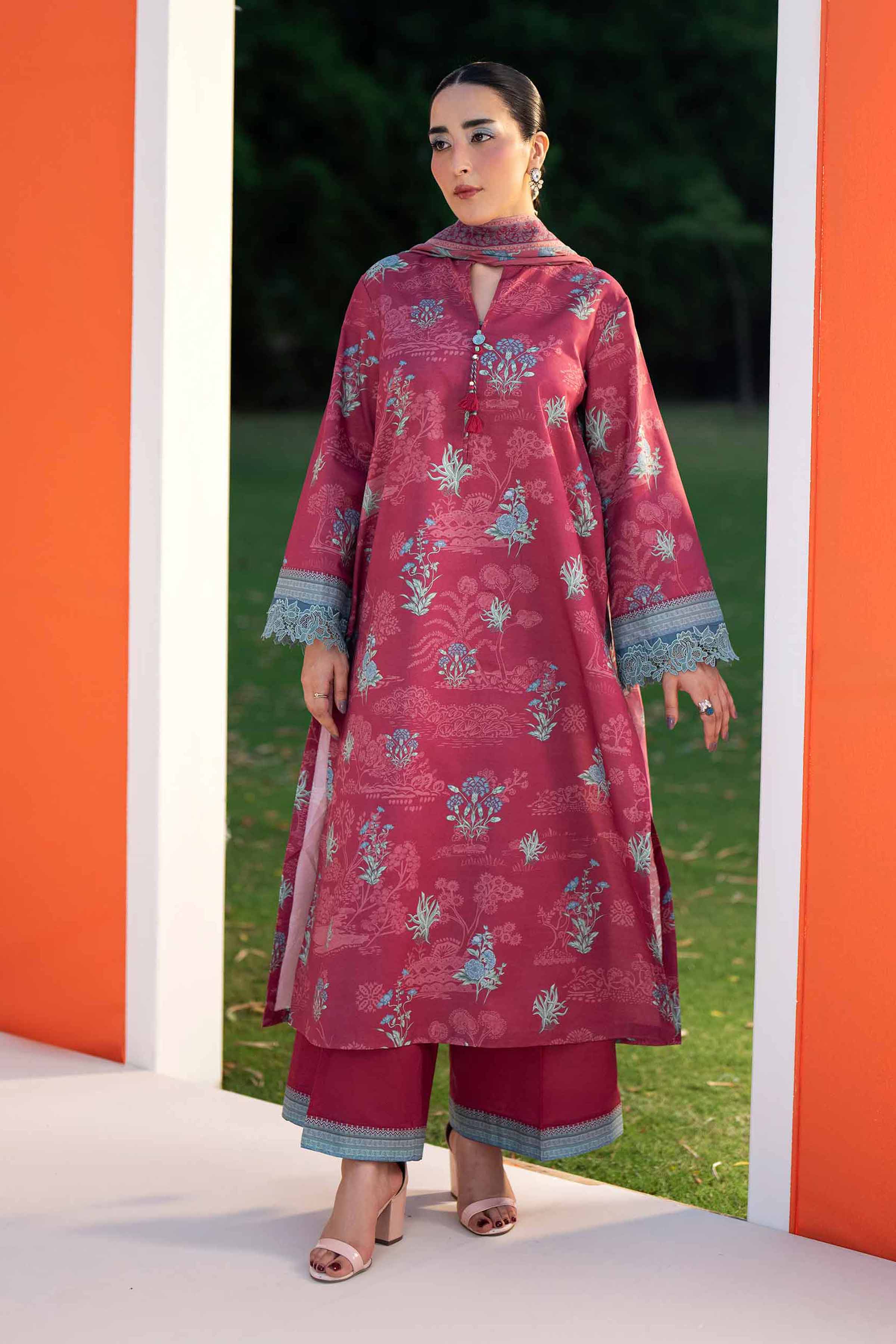 3 Piece - Printed Suit - 42601978 for Women - Unstitched Collection | Nishat | Shop Online