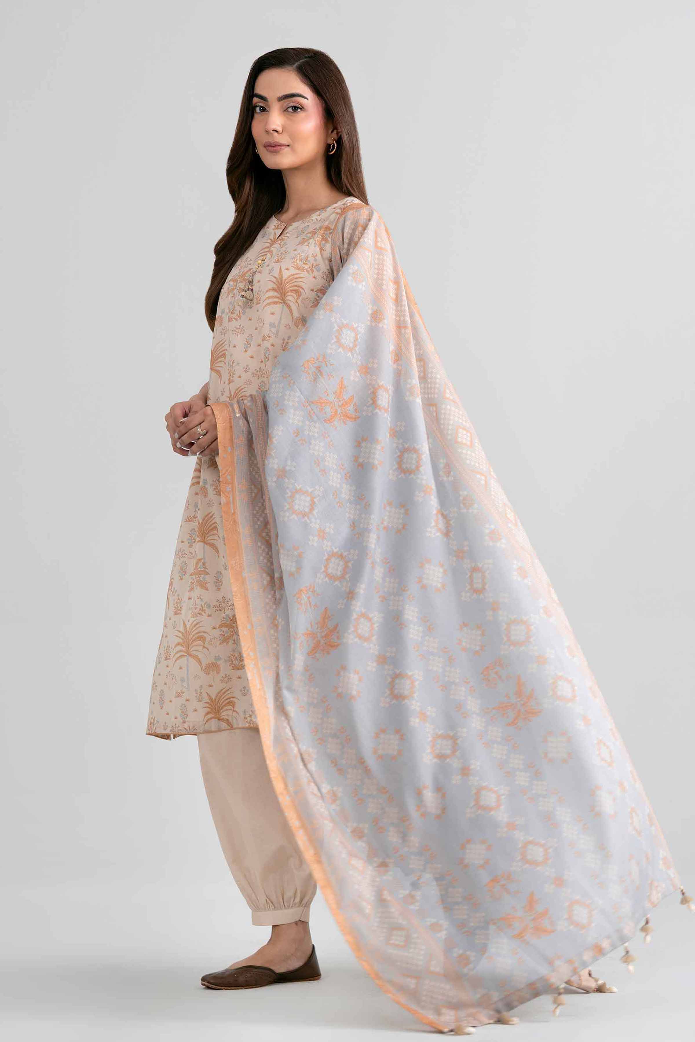 3 Piece - Printed Suit - 42601979 for Women - Unstitched Collection | Nishat | Shop Online