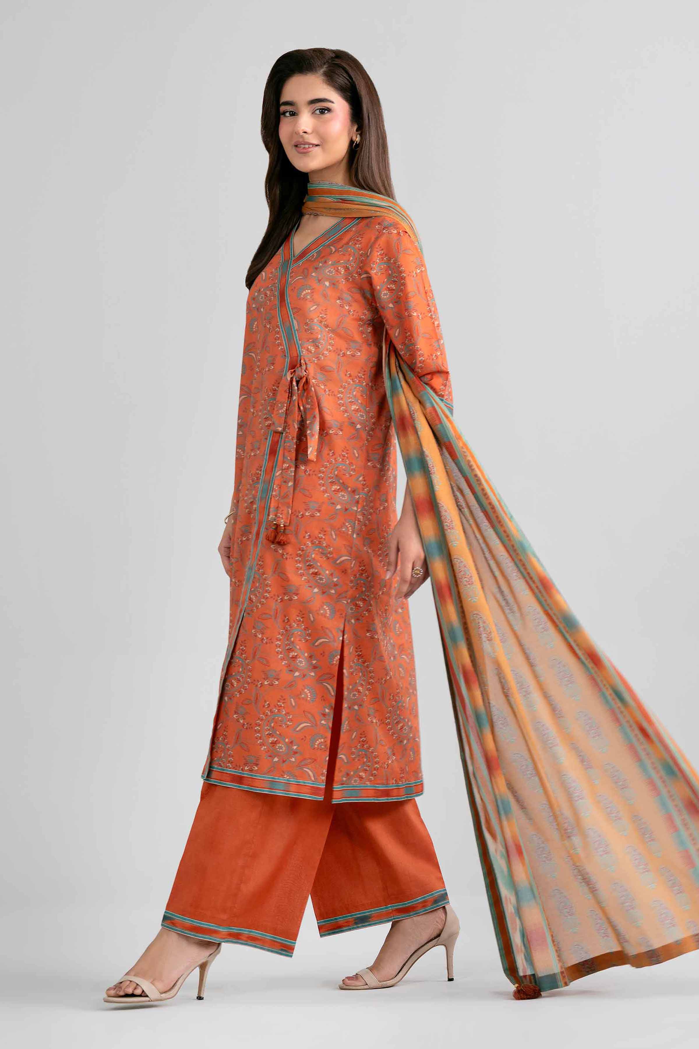 3 Piece - Printed Suit - 42601980 for Women - Unstitched Collection | Nishat | Shop Online