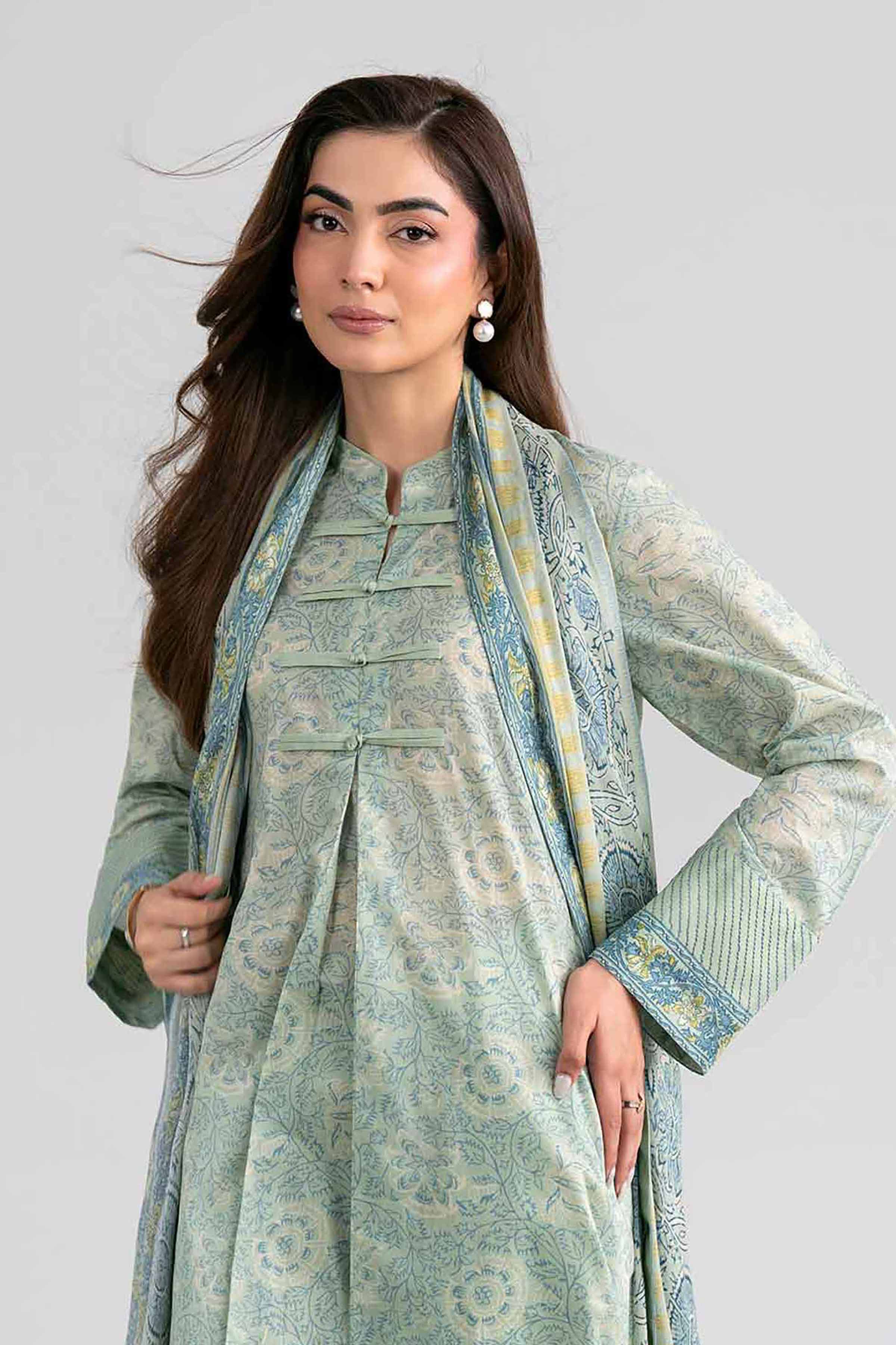 3 Piece - Printed Suit - 42601982 for Women - Unstitched Collection | Nishat | Shop Online