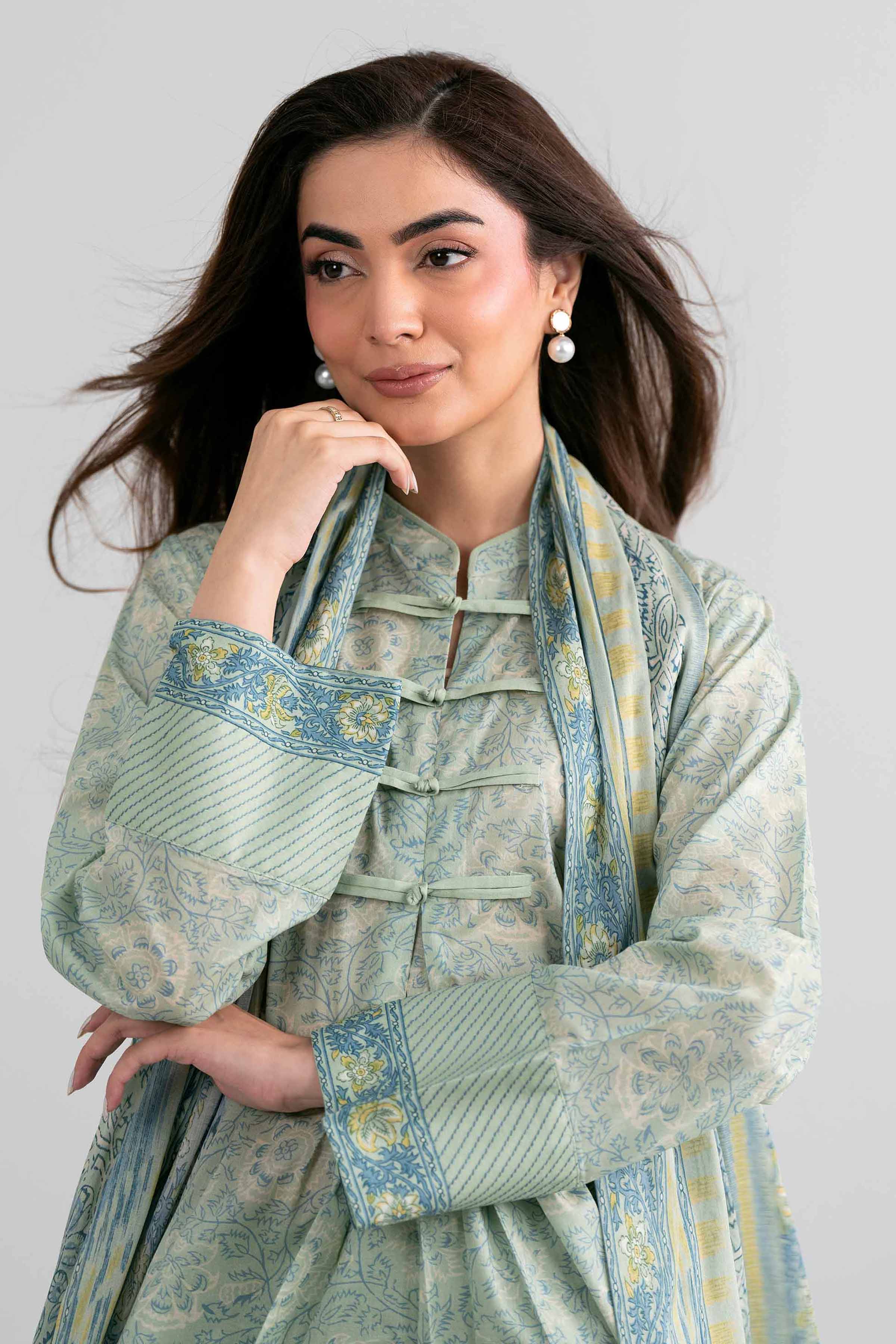 3 Piece - Printed Suit - 42601982 for Women - Unstitched Collection | Nishat | Shop Online