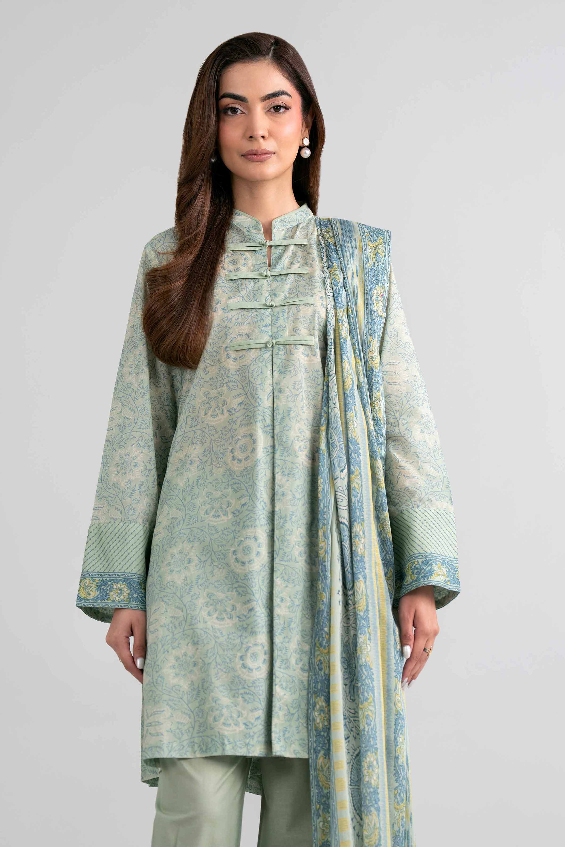 3 Piece - Printed Suit - 42601982 for Women - Unstitched Collection | Nishat | Shop Online