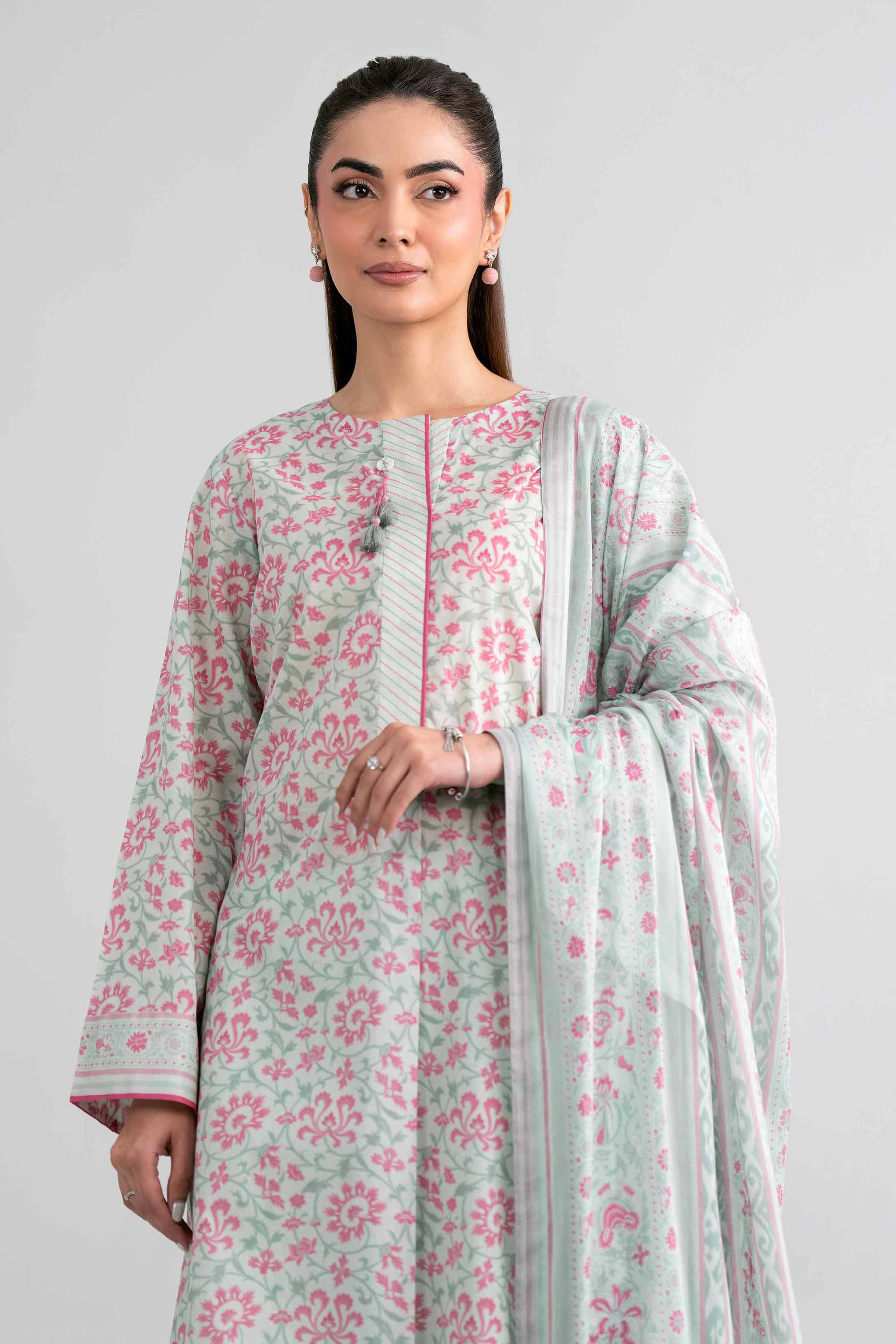 3 Piece - Printed Suit - 42601983 for Women - Unstitched Collection | Nishat | Shop Online