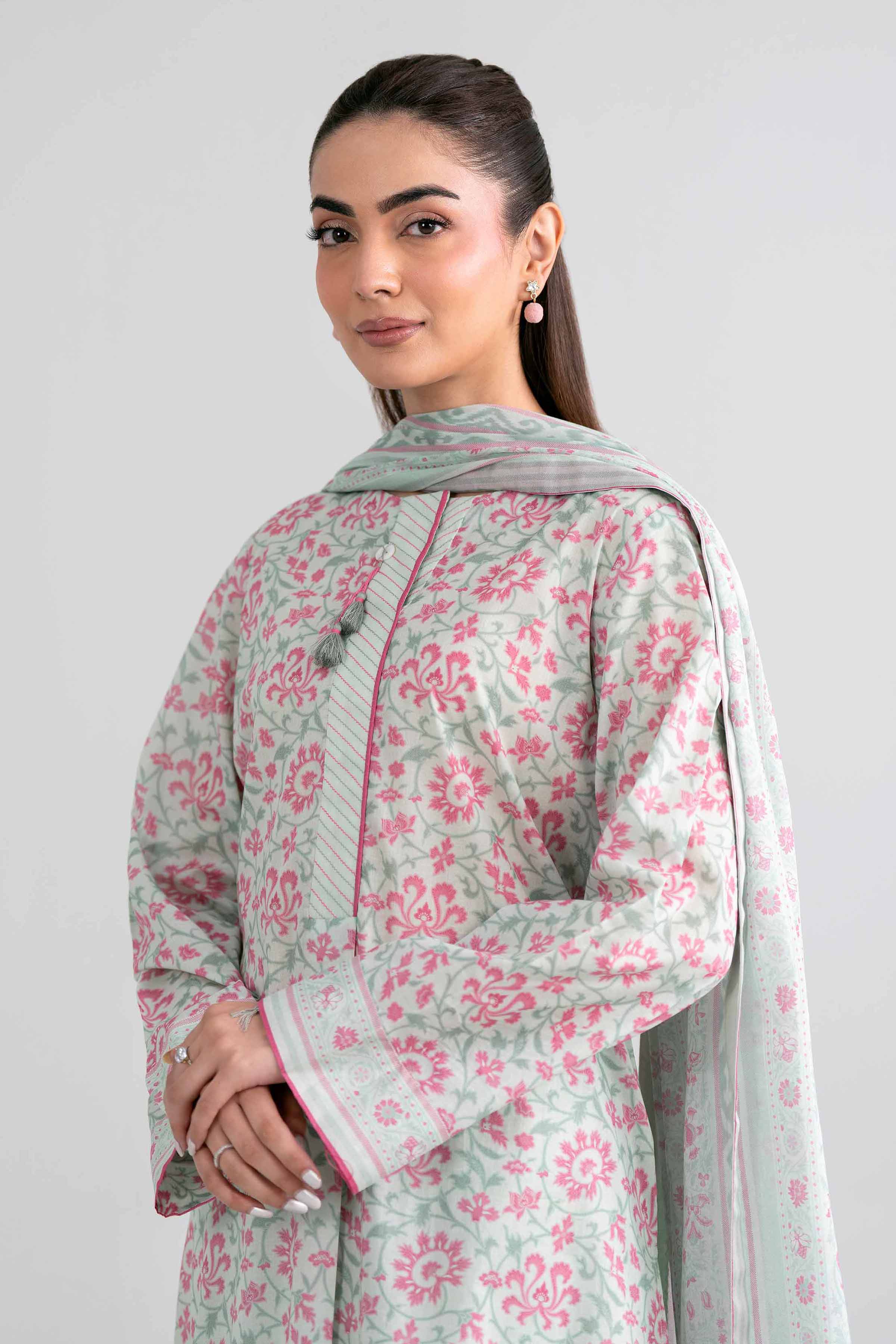 3 Piece - Printed Suit - 42601983 for Women - Unstitched Collection | Nishat | Shop Online